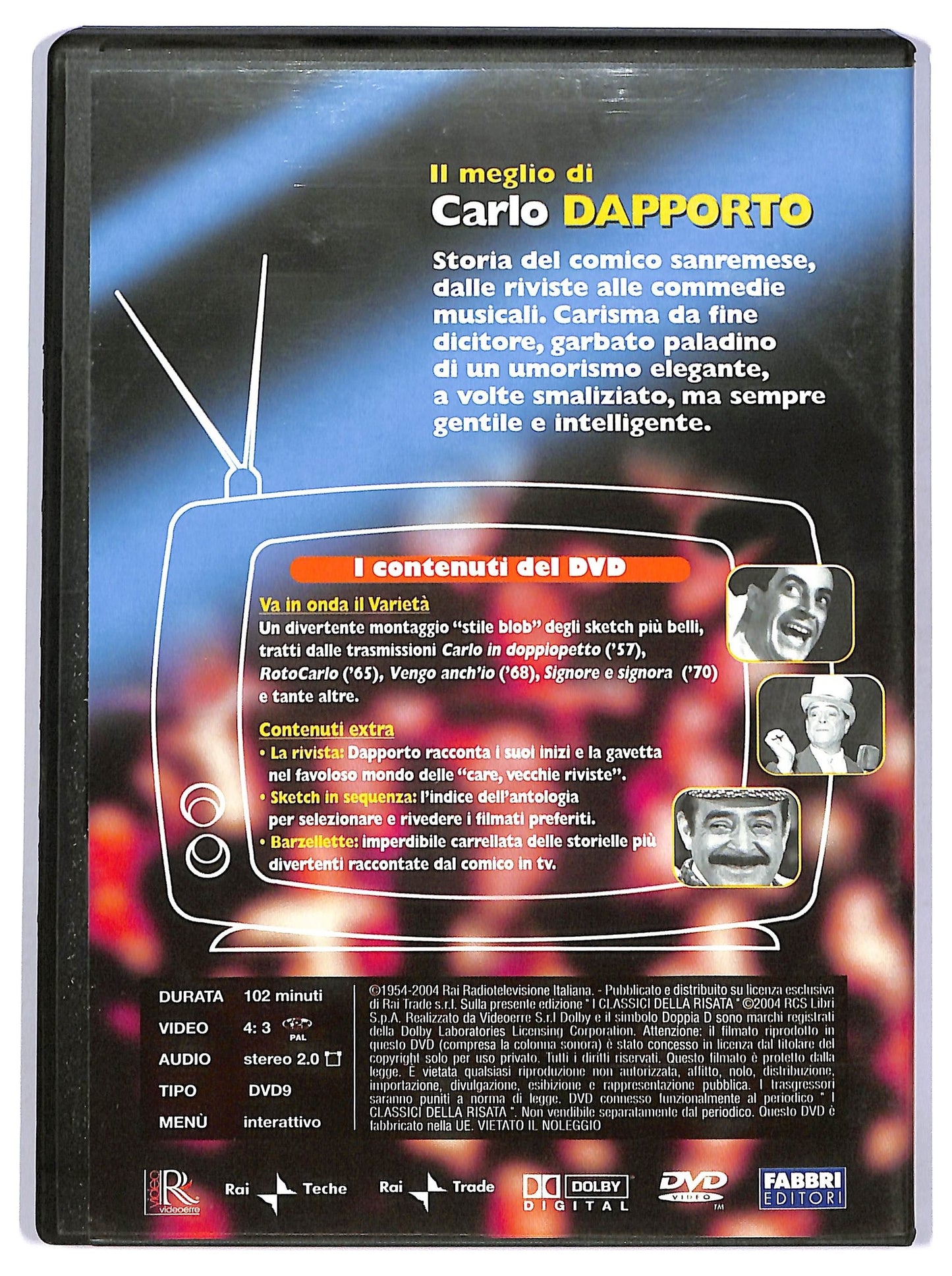 EBOND Il meglio di carlo dapporto - i classici della risata EDITORIALE DVD D744853