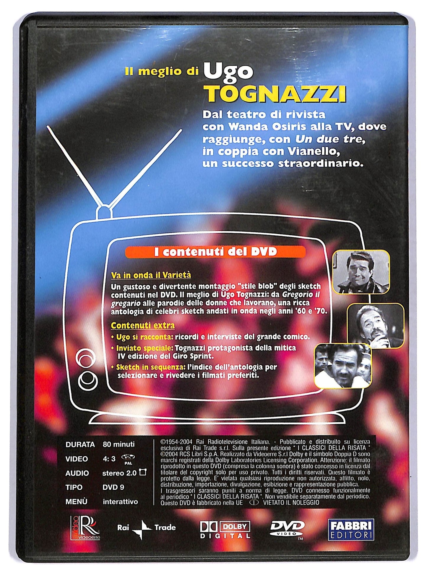 EBOND I calassici della.. - Il meglio di Ugo Tognazzi EDITORIALE DVD D744856