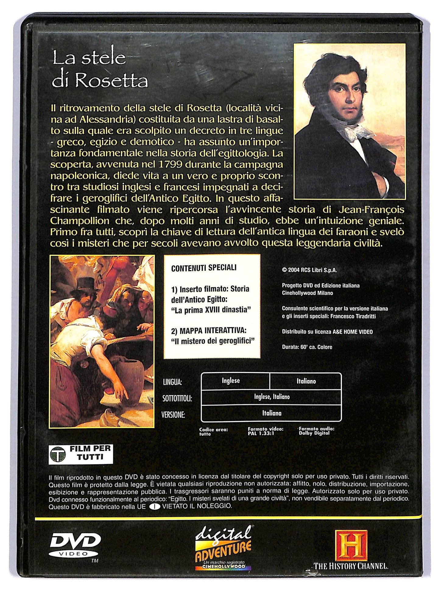 EBOND La stele di rosetta - Egitto EDITORIALE DVD D744912