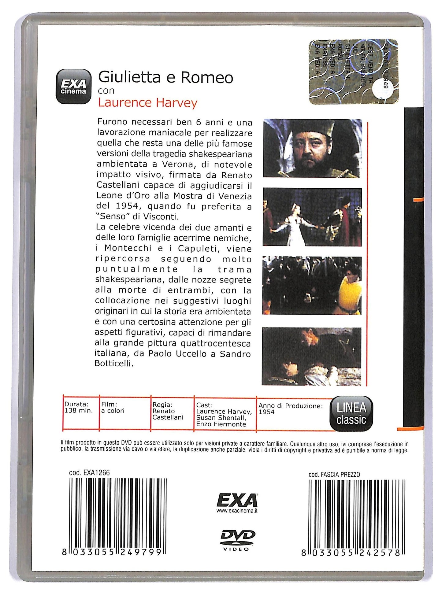 EBOND Giulietta e Romeo DVD Editoriale D744933