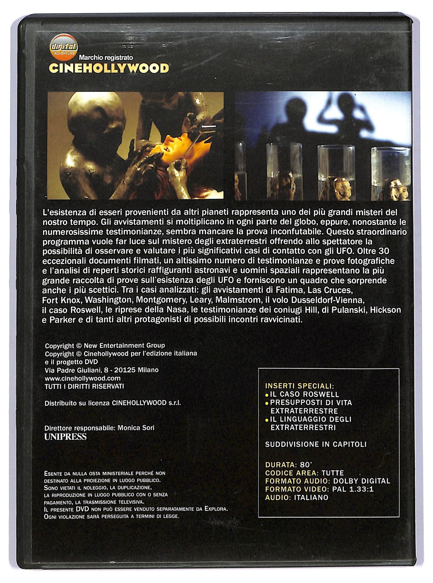 EBOND Ufo Vol.5 Esclusivo Dossier Collana Explora EDITORIALE DVD D744936