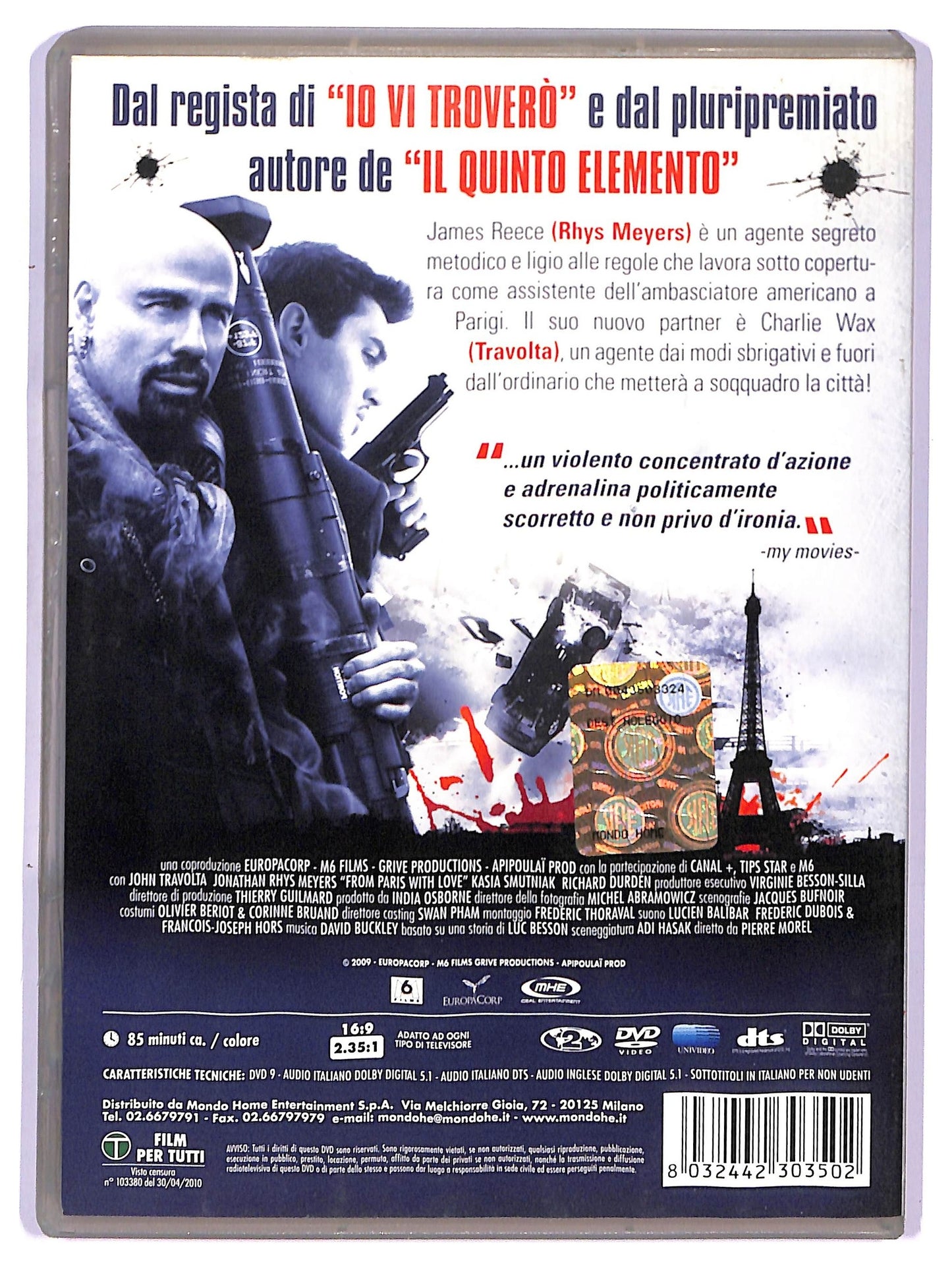 EBOND From Paris with love DVD NOLEGGIO D745049