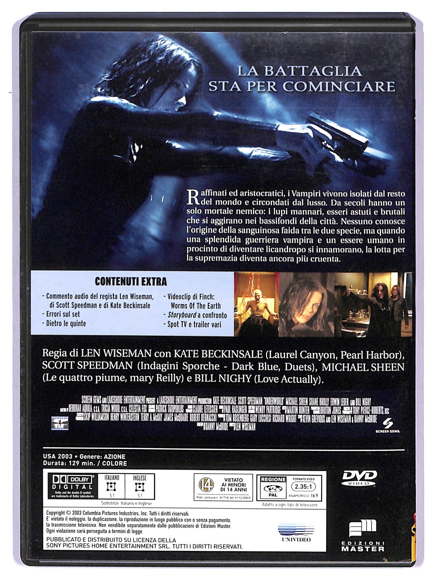 EBOND Underworld EDITORIALE DVD D745144