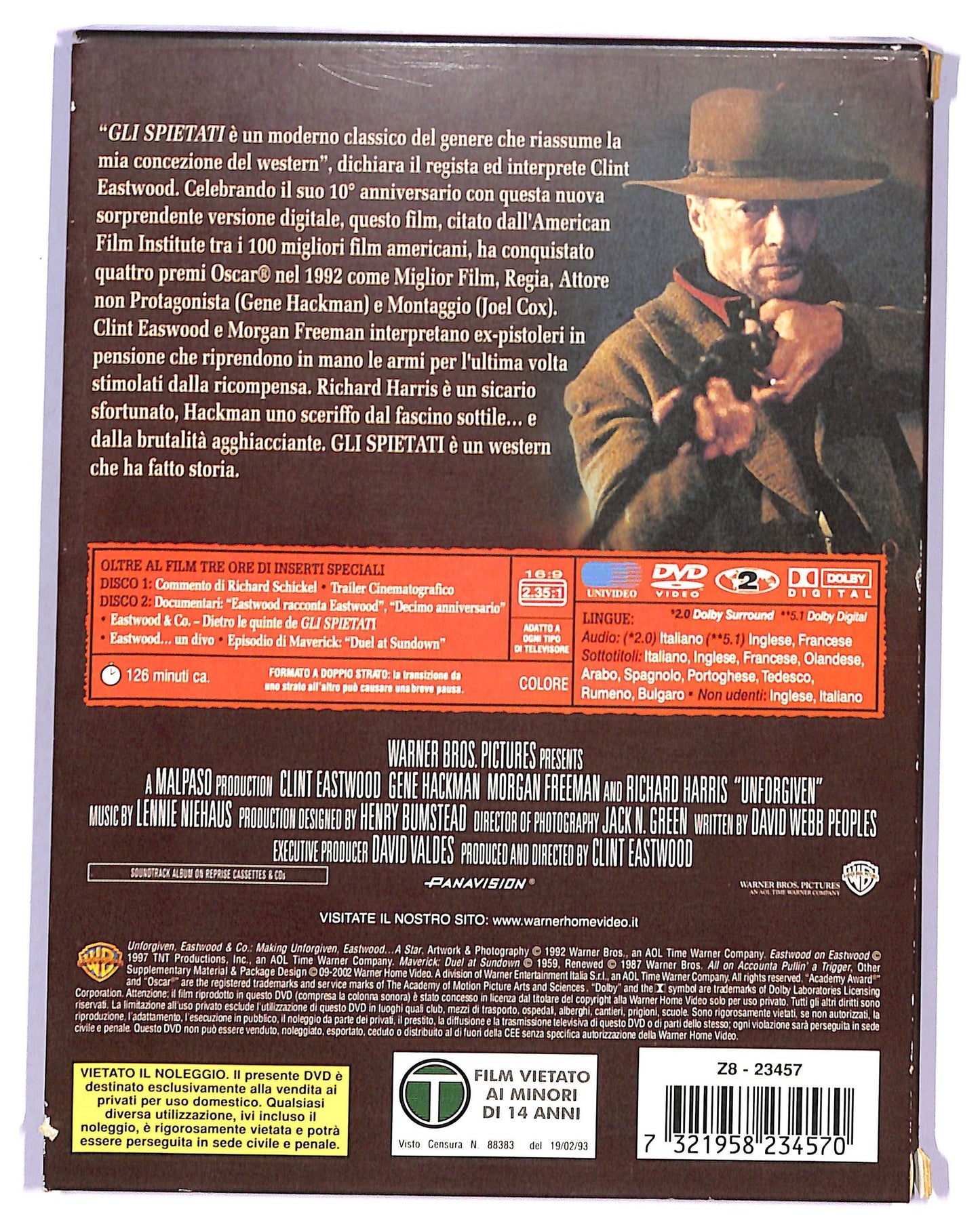 EBOND Gli Spietati Edizione Speciale DVD D745207