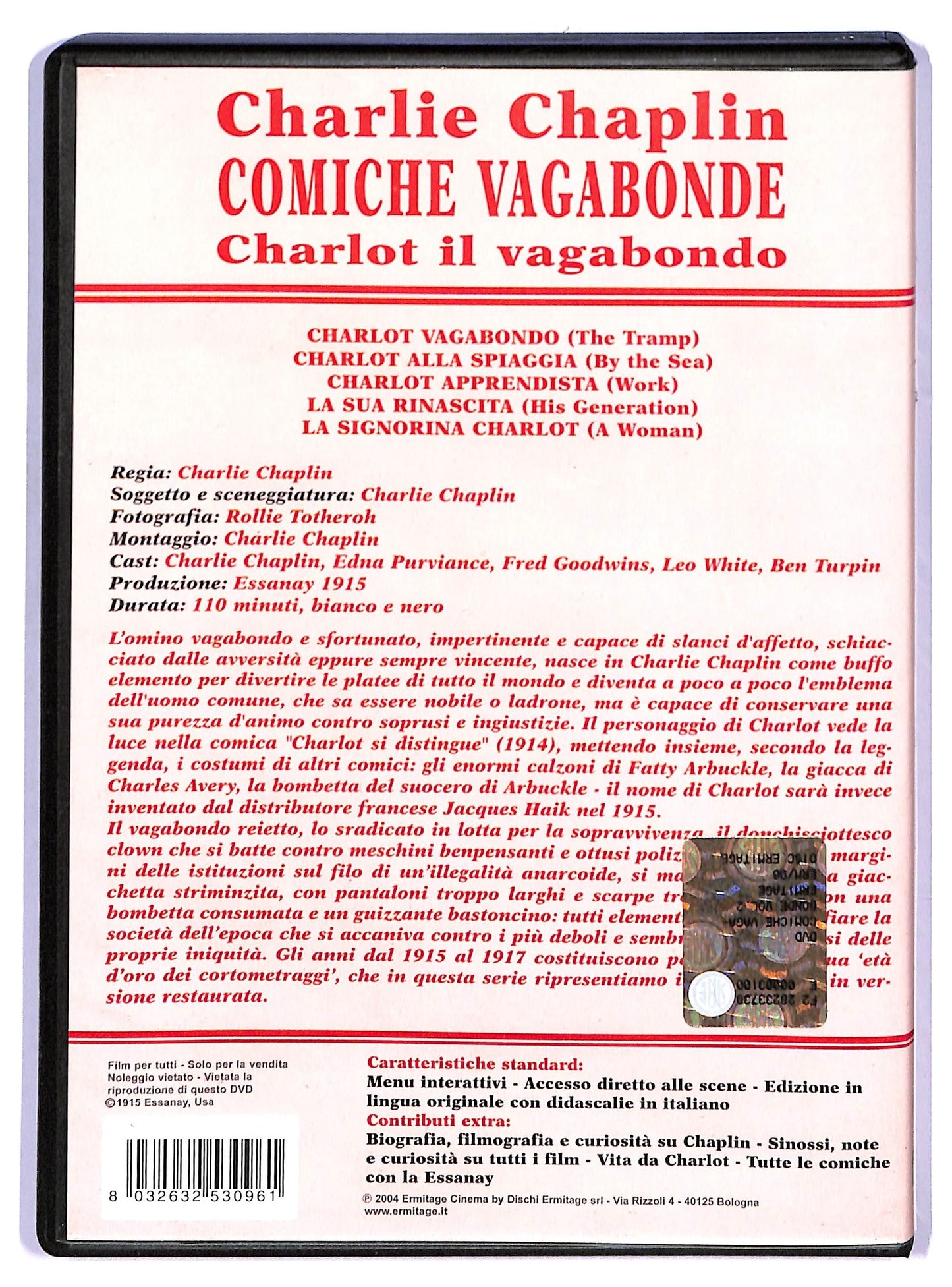 EBOND Charlie Chaplin - Comiche Vagabonde 2 DVD D745236