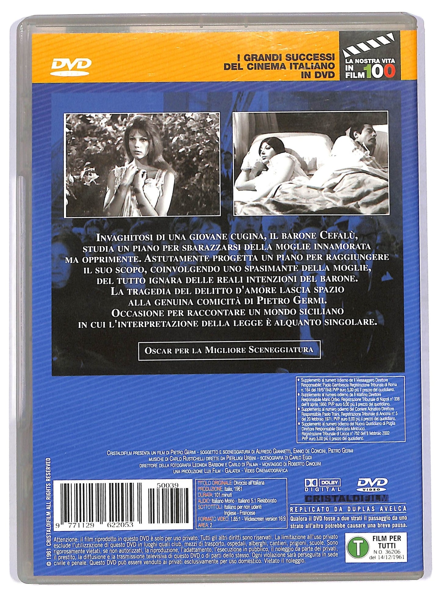 EBOND Divorzio all'italiana EDITORIALE DVD D745352