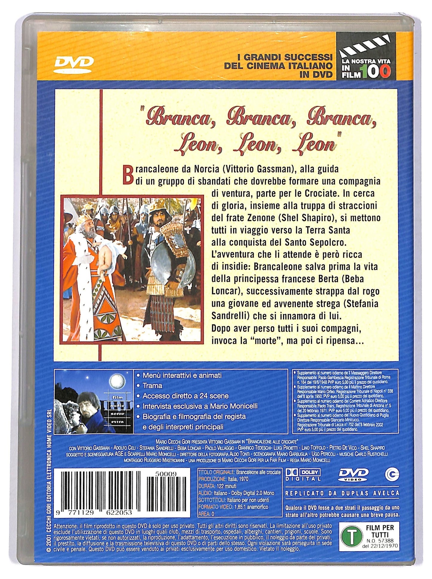 EBOND Brancaleone alle crociate EDITORIALE DVD D745355