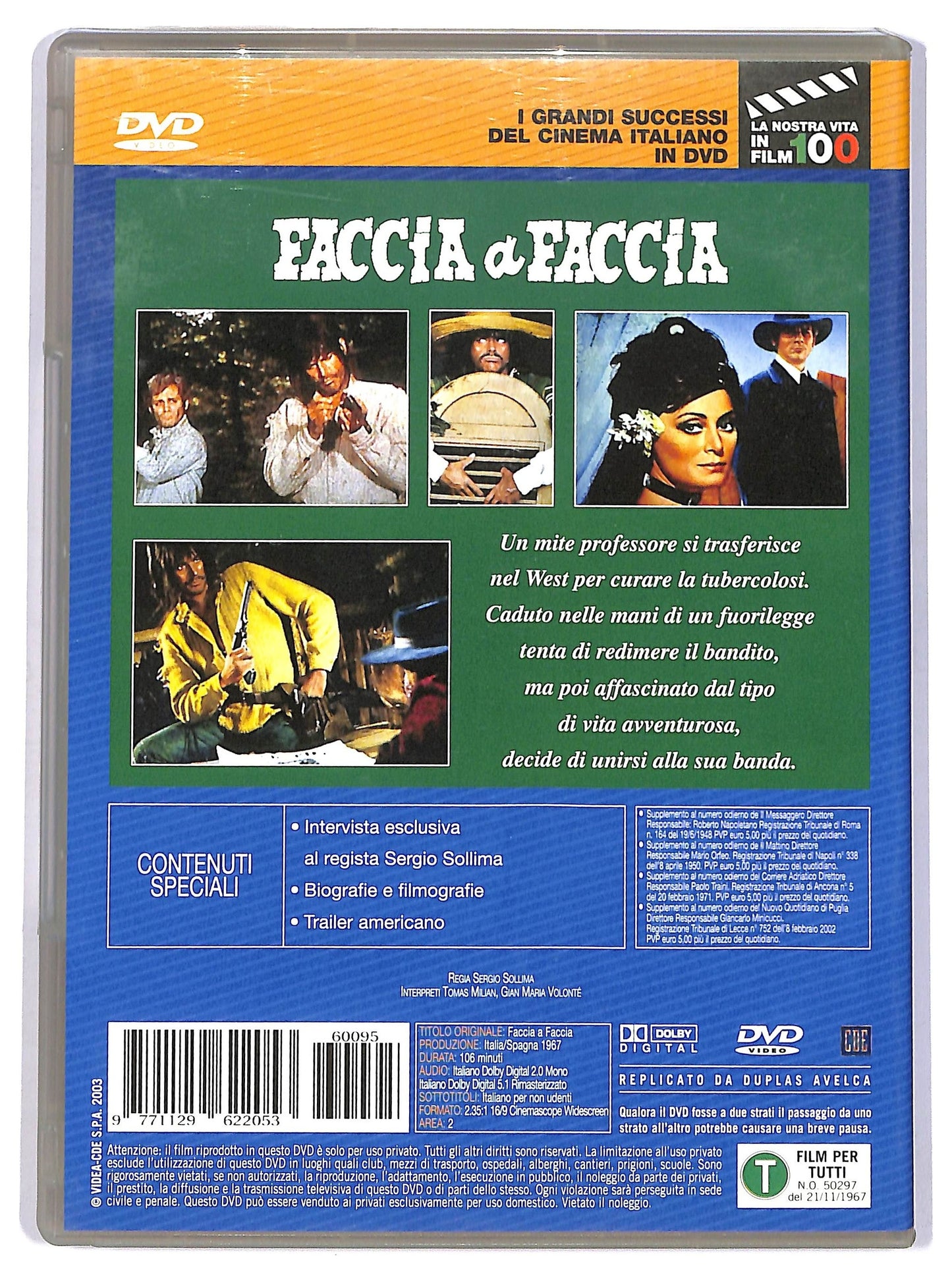 EBOND Faccia A Faccia DVD  Editoriale D745419