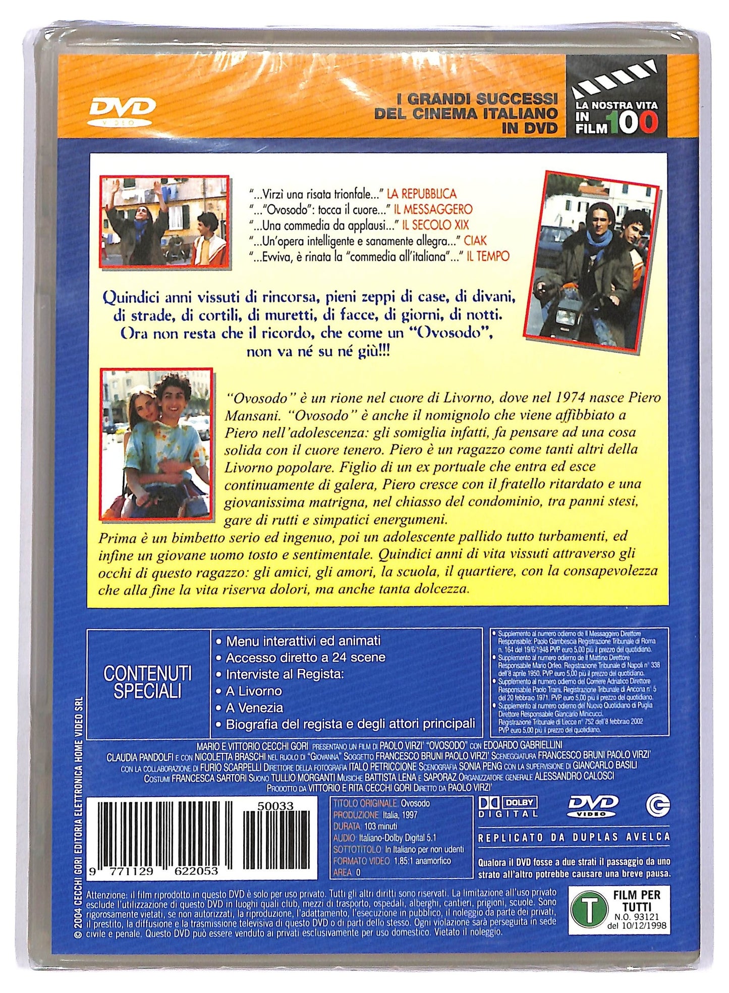 EBOND Ovosodo EDITORIALE DVD D745425