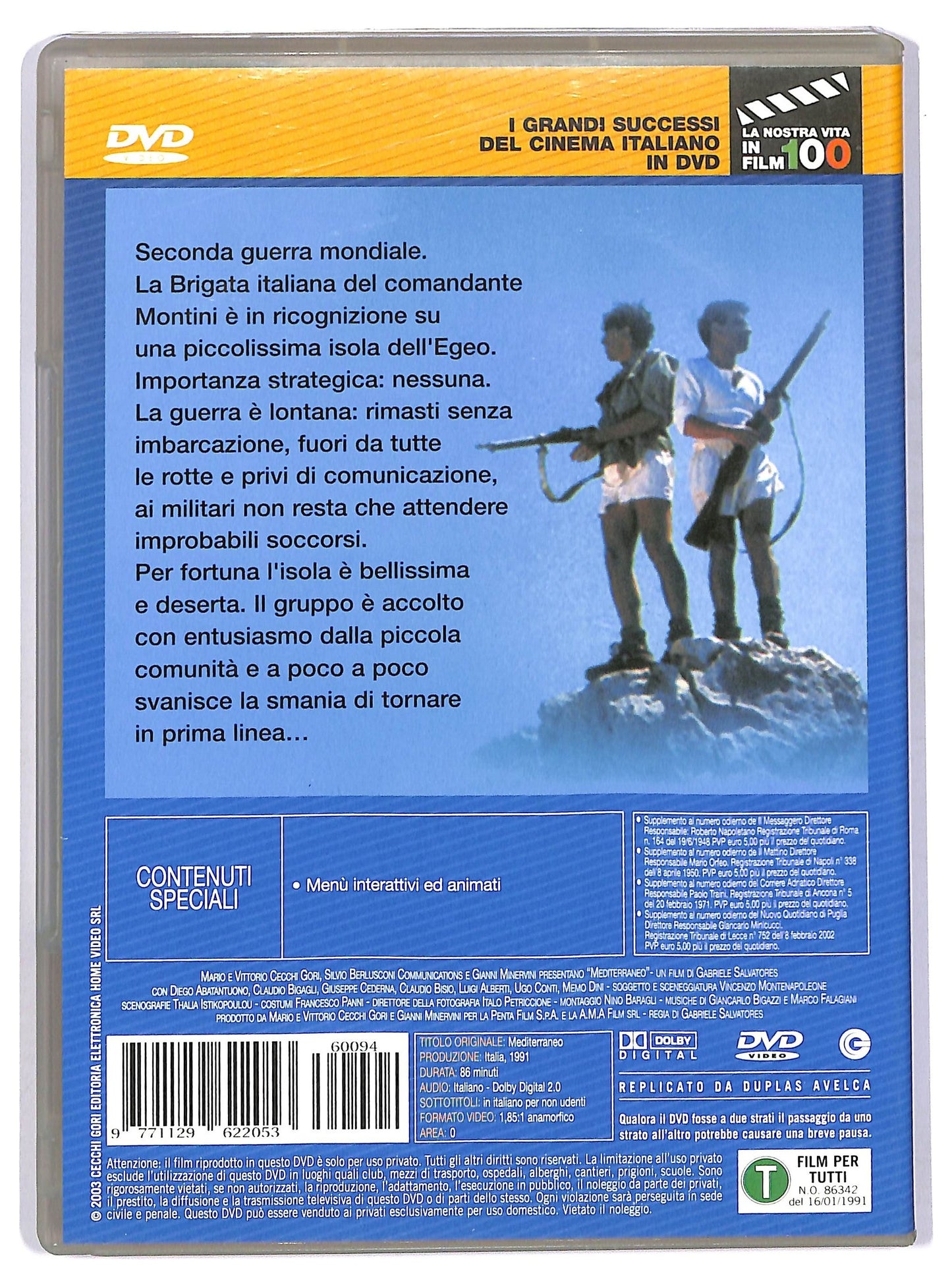 EBOND Mediterraneo EDITORIALE DVD D745438
