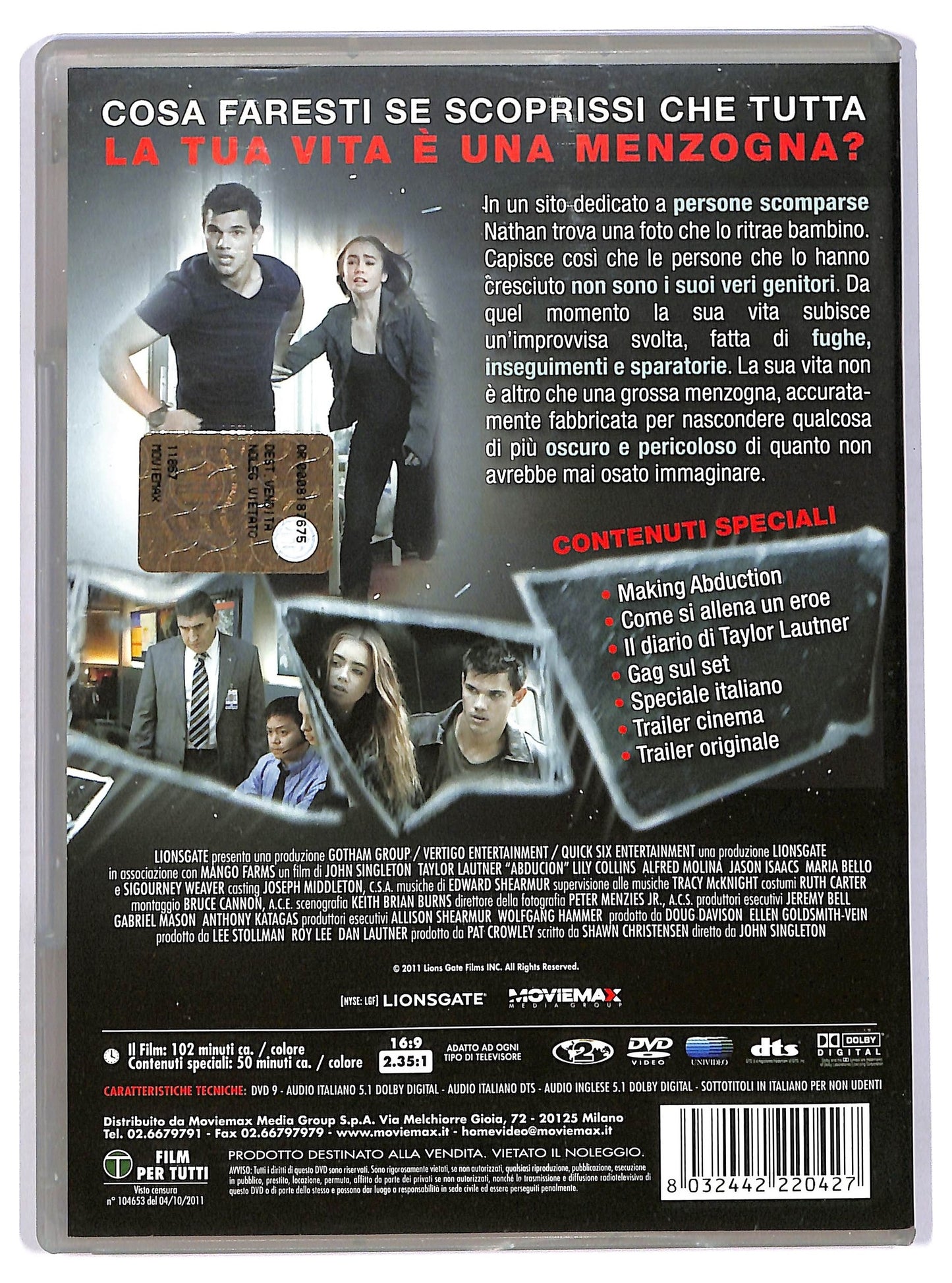 EBOND Abduction - Riprenditi la tua vita DVD D745447