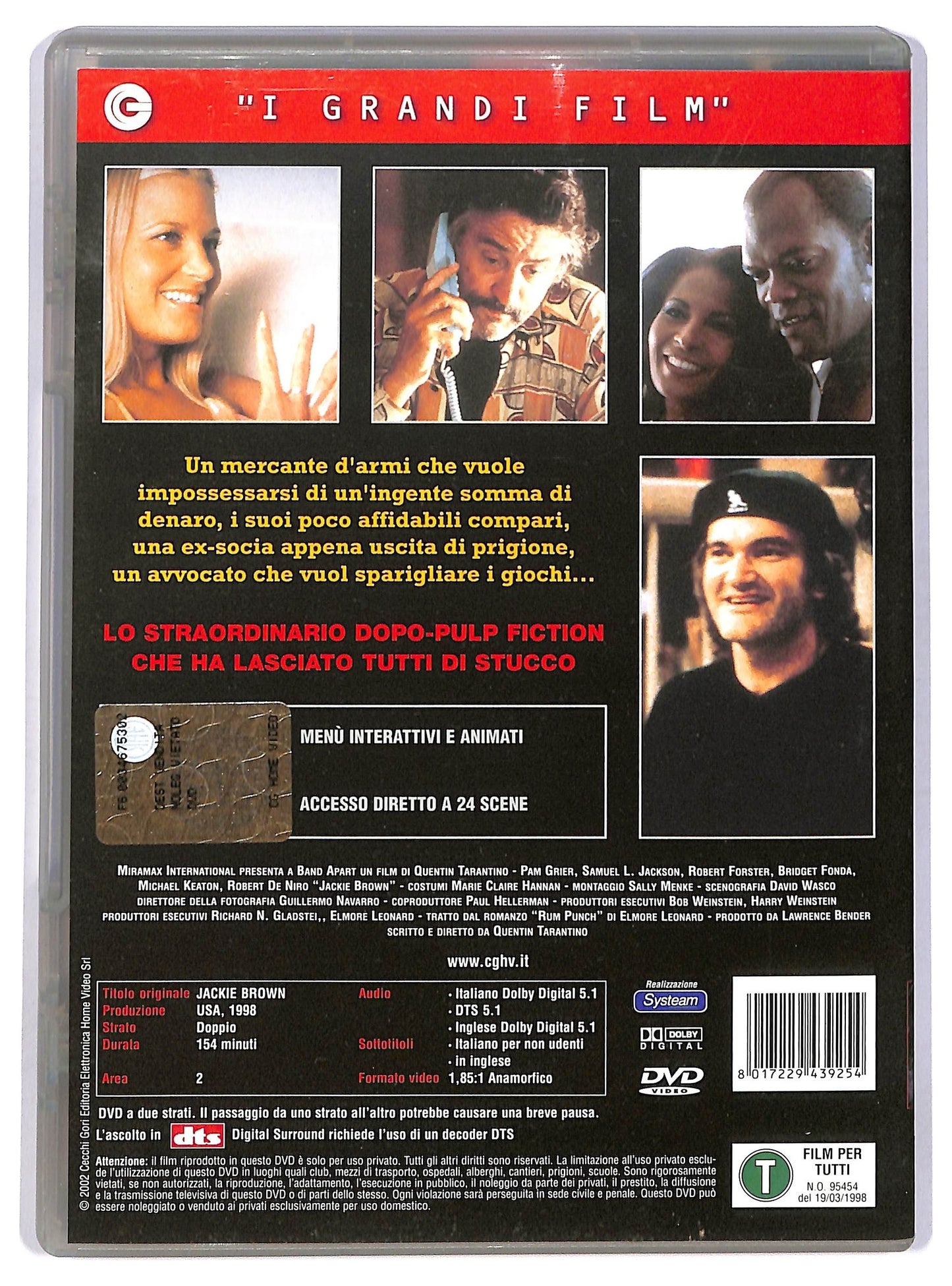 EBOND Jackie Brown DVD D745558