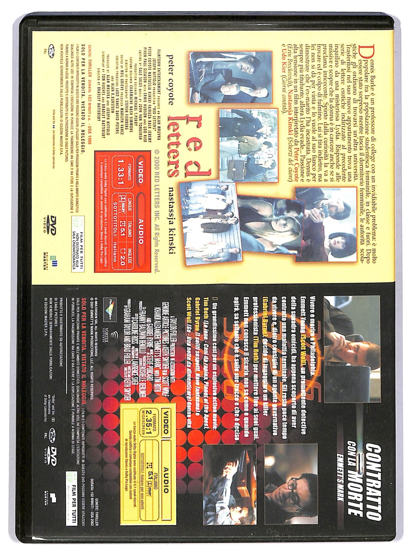 EBOND Red Letters - Contratto con la morte (2Film) EDITORIALE DVD D745559