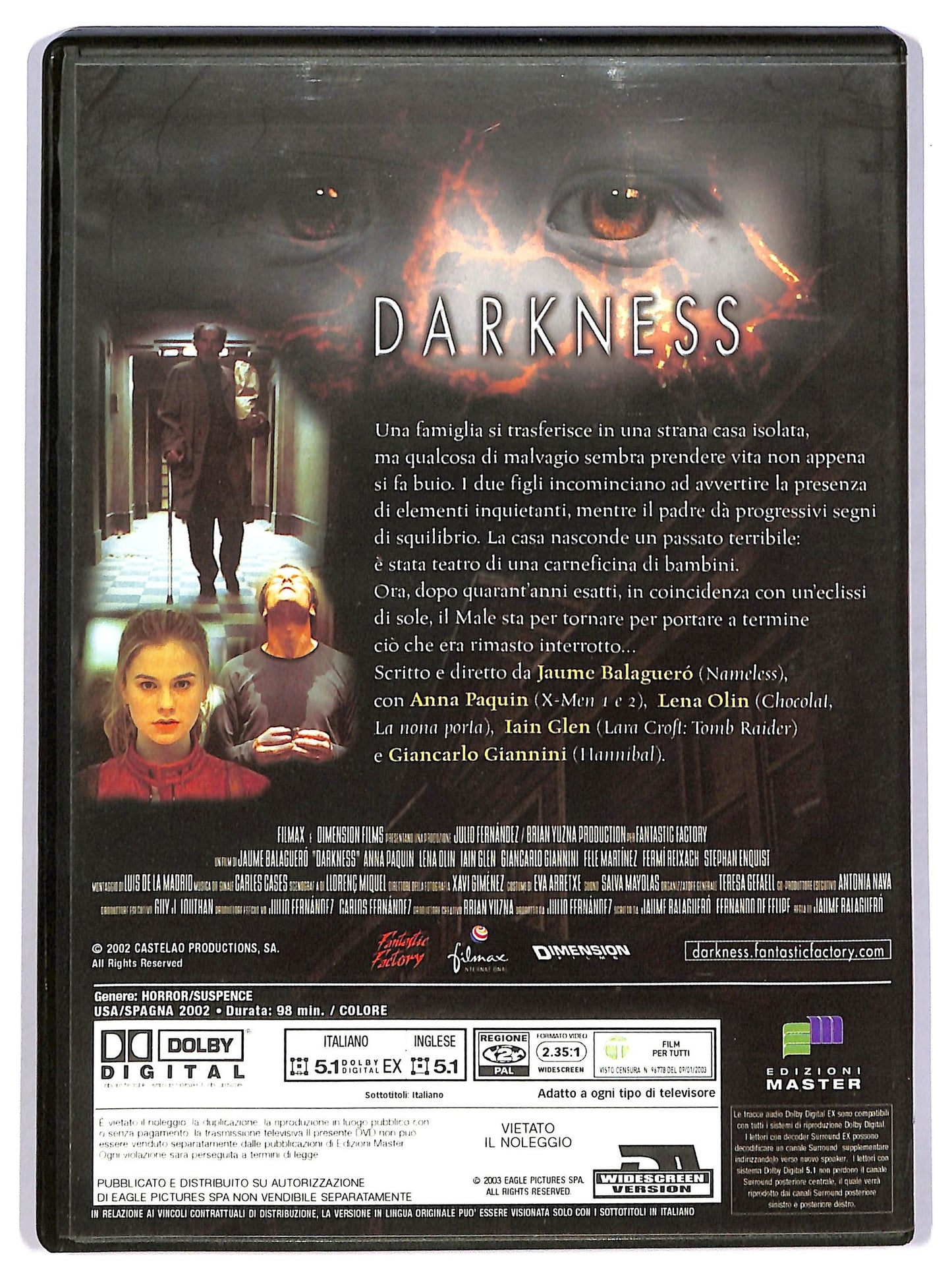 EBOND Darkness EDITORIALE DVD D745608