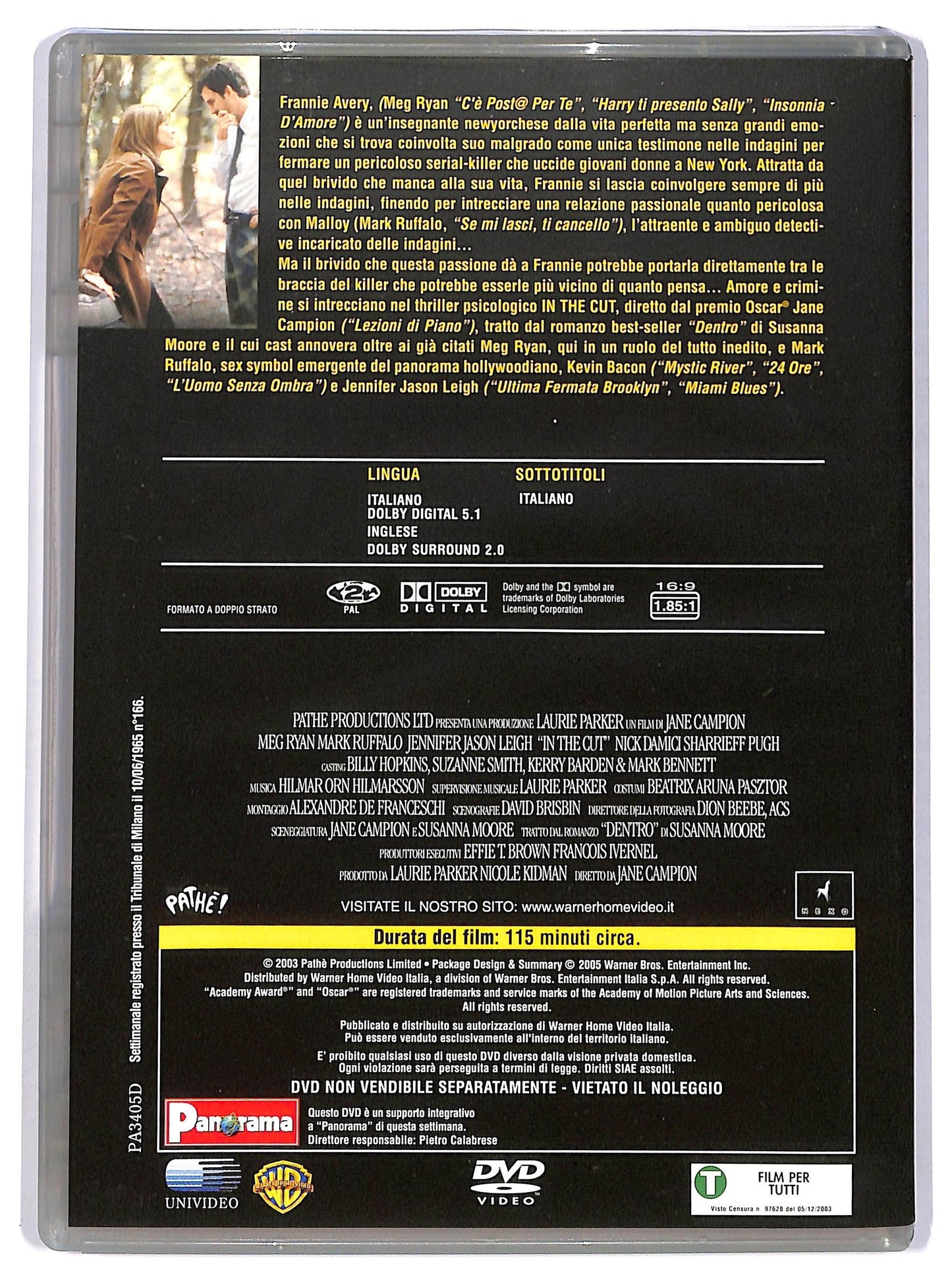 EBOND In The Cut DVD Editoriale D745627