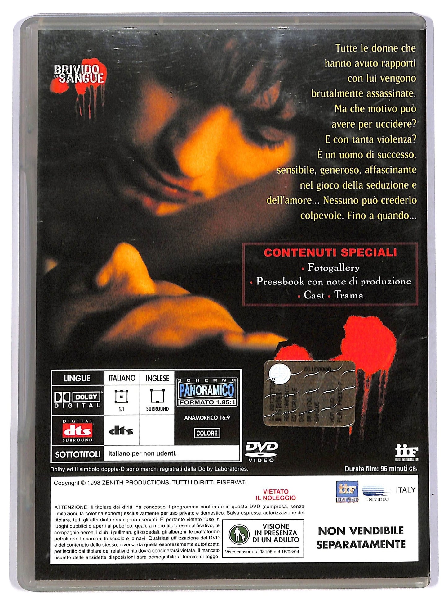 EBOND Brivido Di Sangue DVD Editoriale D745633
