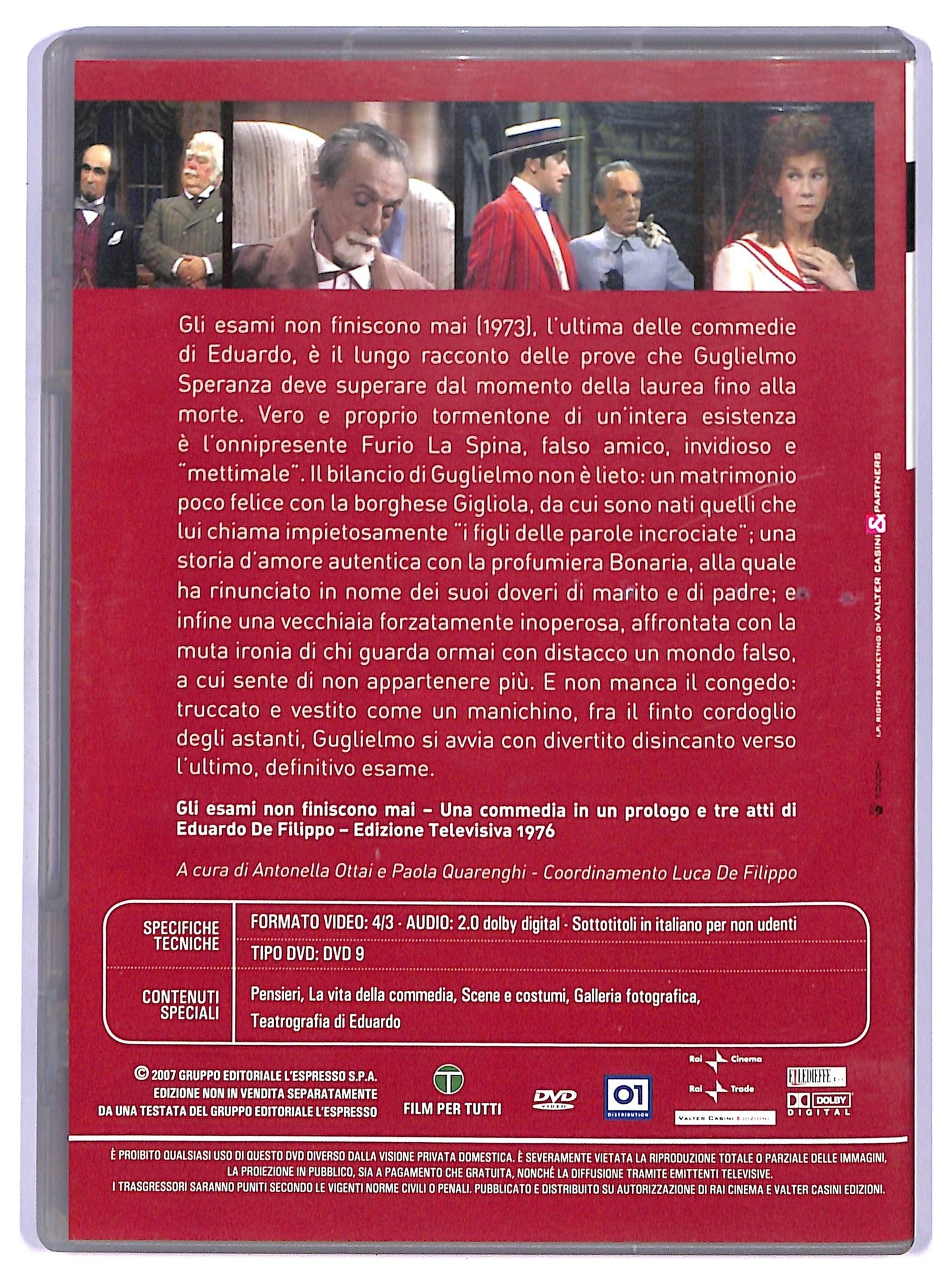 EBOND Gli esami non finiscono mai - Le commedie di eduardo EDITORIALE DVD D745840
