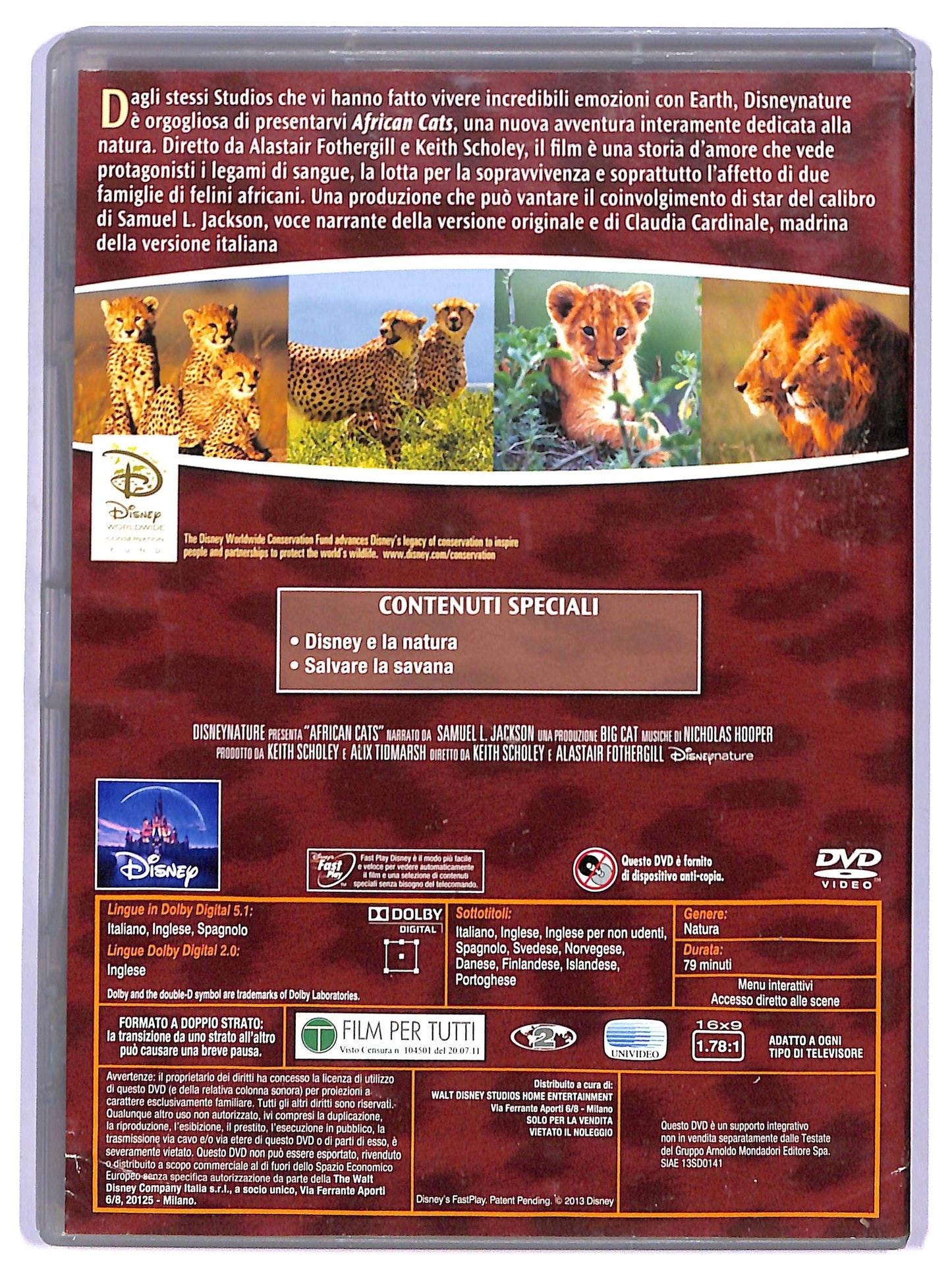 EBOND African cats DVD EDITORIALE D745844