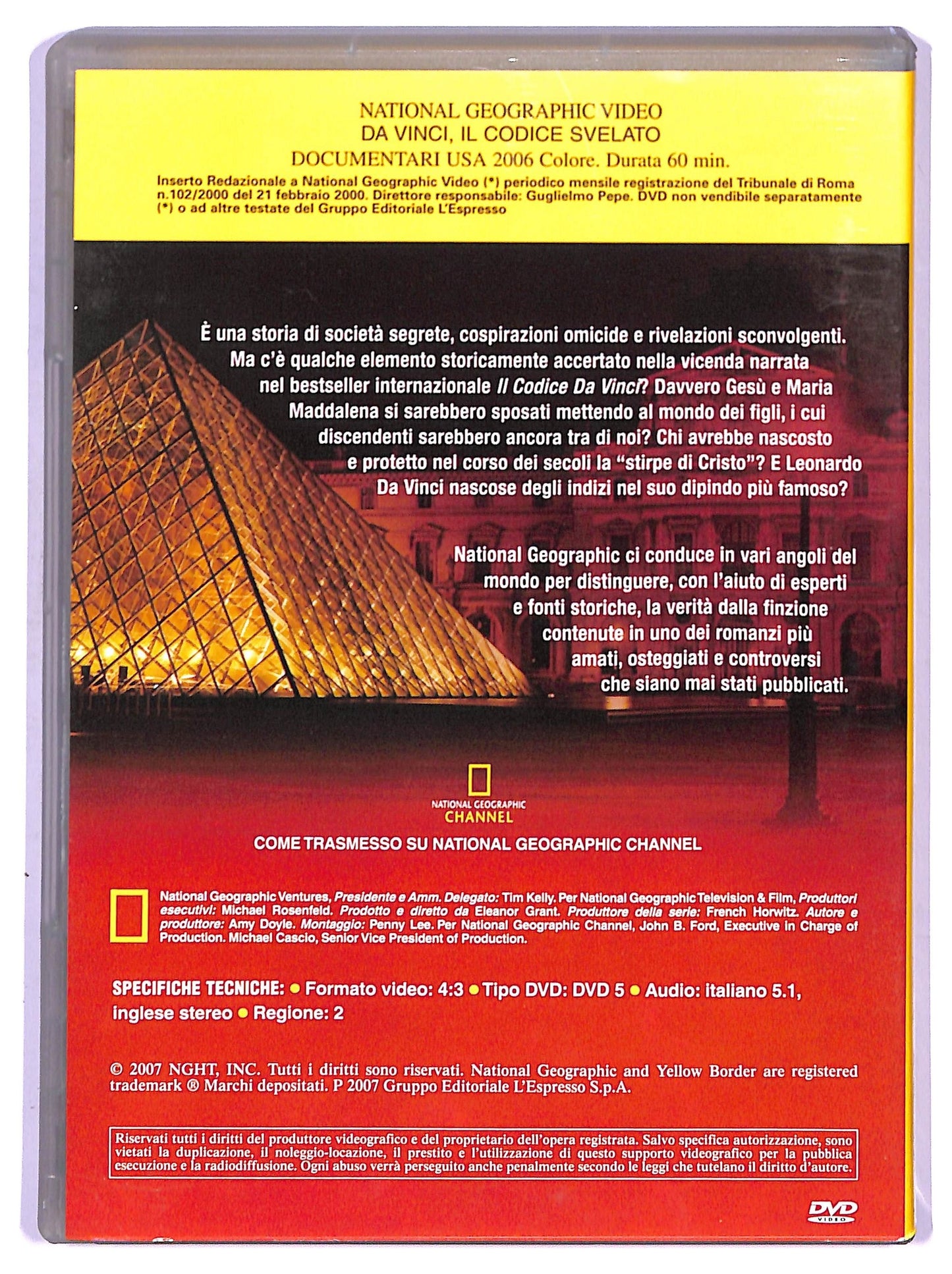 EBOND Da Vinci - Il codice svelato - National Geographic EDITORIALE DVD D746049