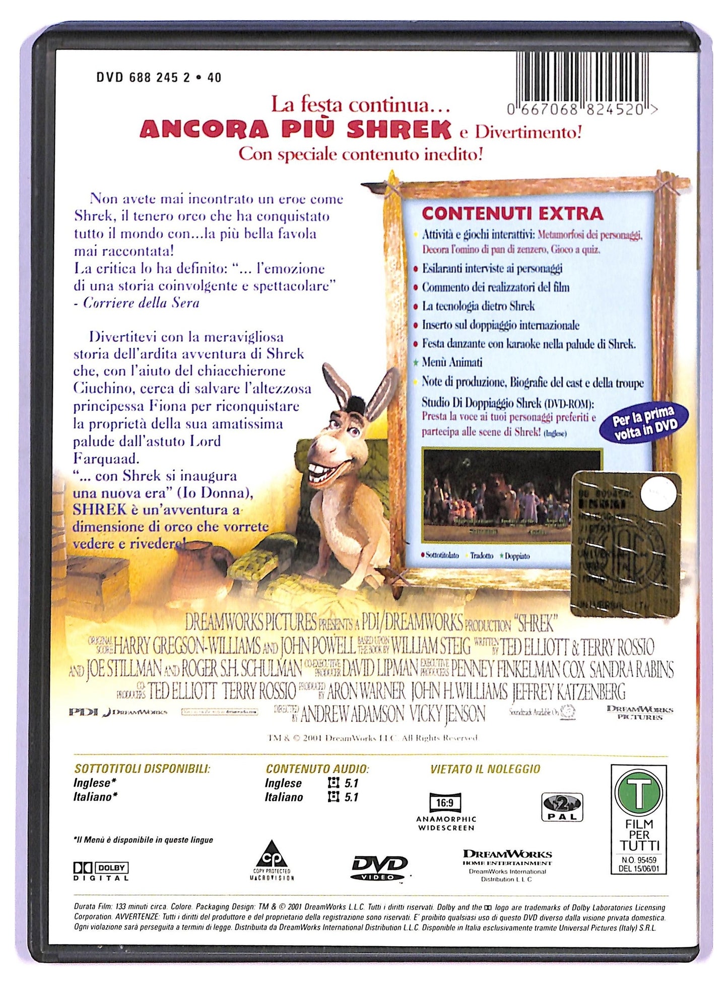 EBOND shrek DVD D746057