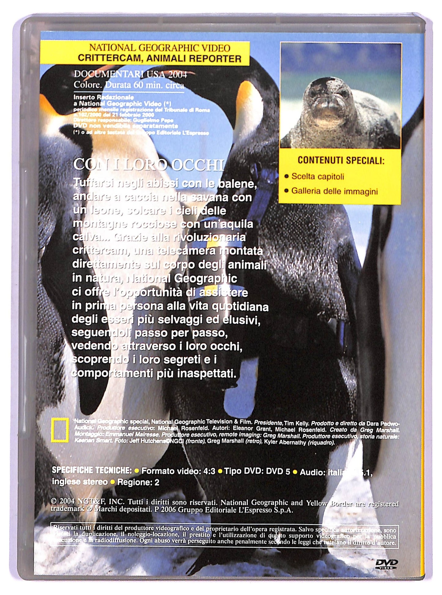 EBOND Animali Reporter: Crittecam - National Geographic Vol.44 DVD D746061