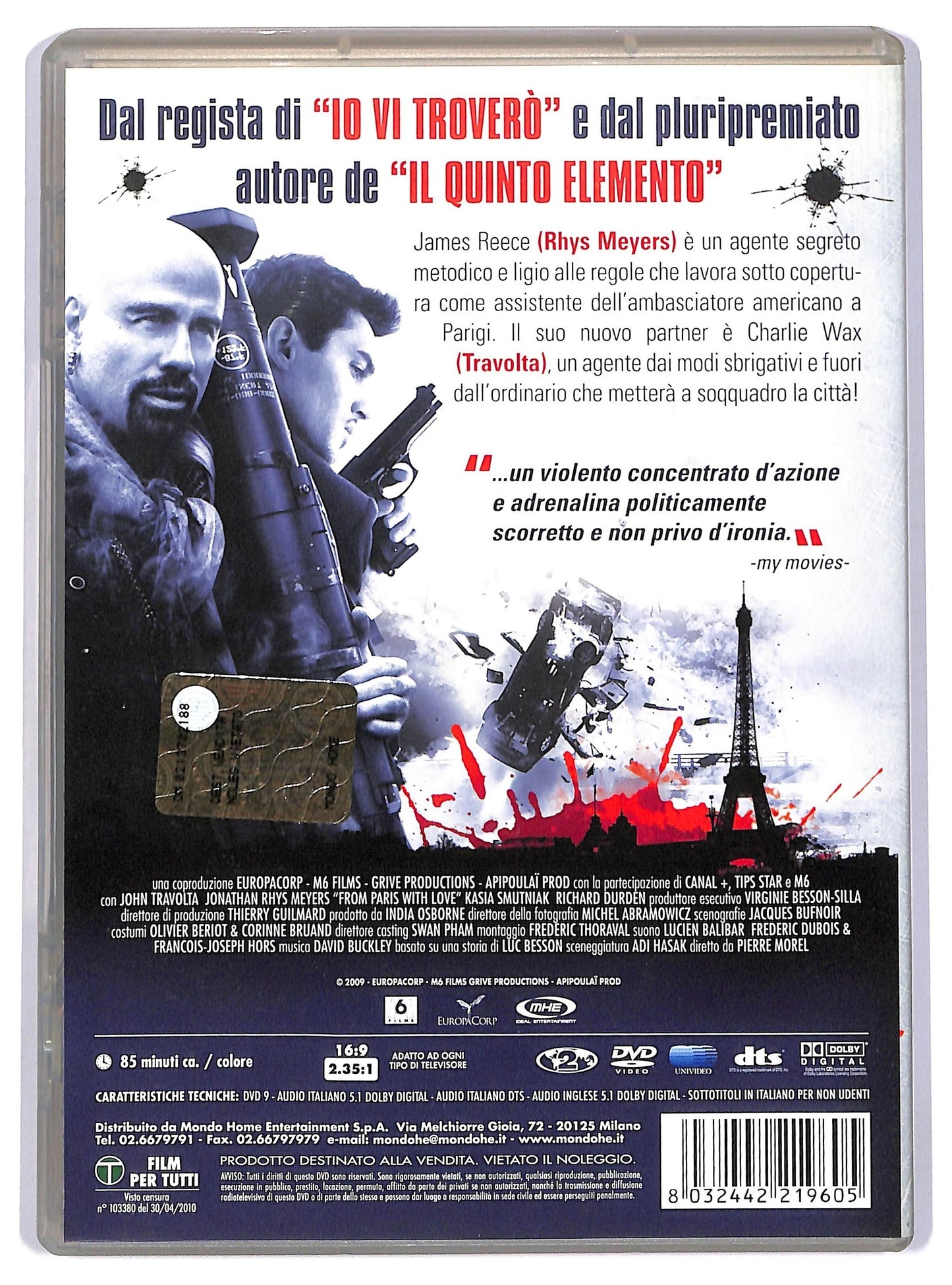 EBOND From Paris with Love DVD D746106