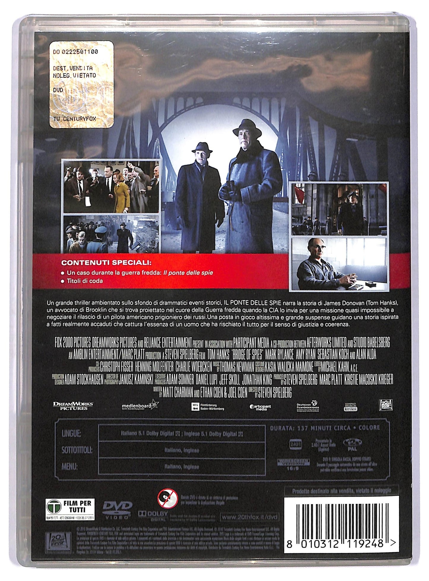 EBOND il ponte delle spie DVD D746212