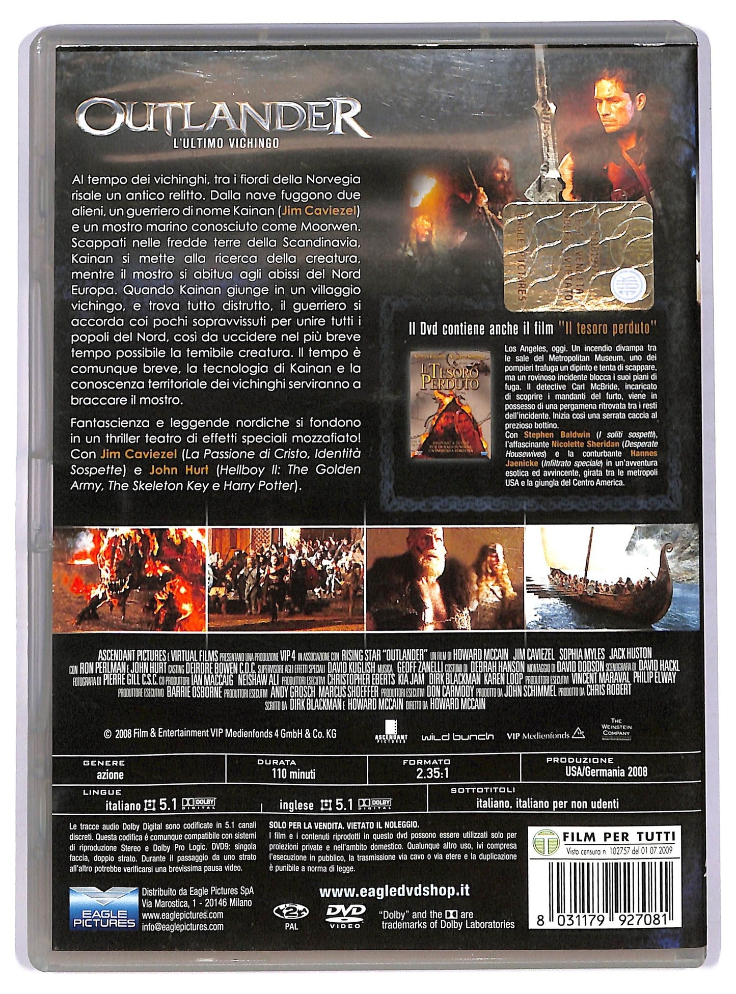 EBOND Outlander - L'ultimo vichingo + Il Tesoro Perduto DVD D746214