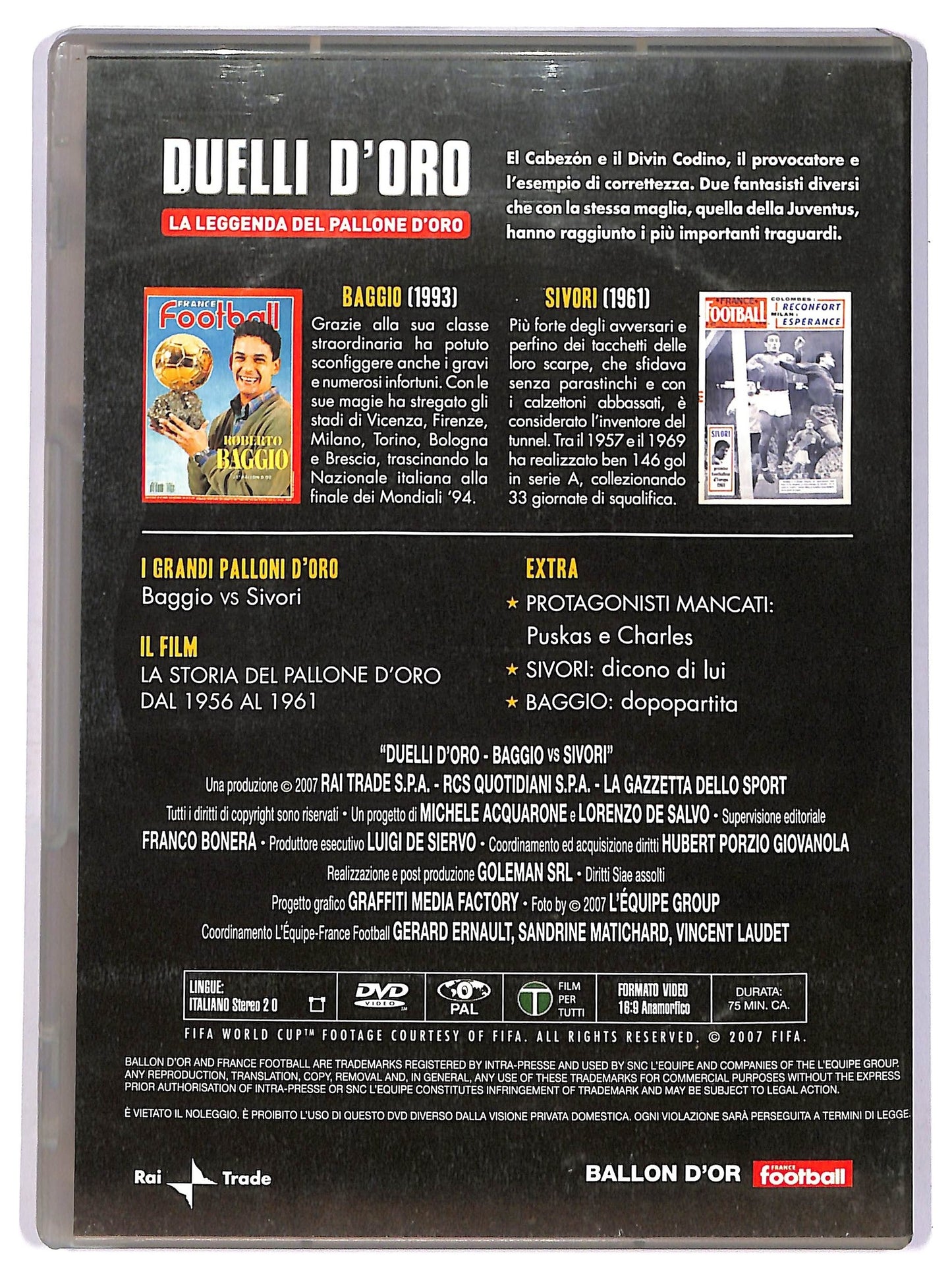 EBOND Duelli D'oro La Legenda Del Pallone D'oro N.1 Baggio Vs Sivori DVD D746310