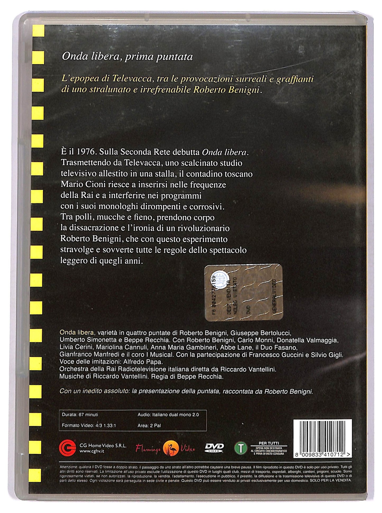 EBOND Il primo Benigni in TV Onda libera prima puntata DVD D746412