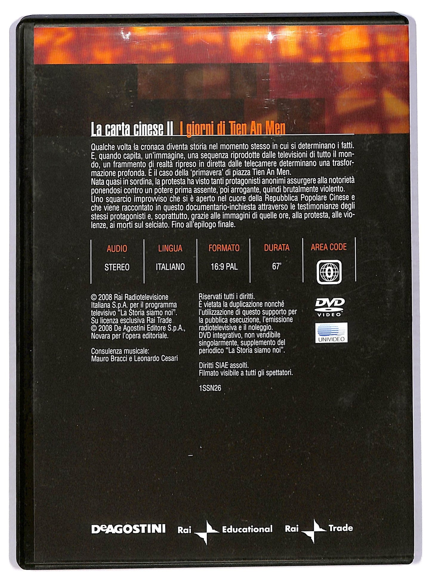 EBOND La carta cinese II - I giorni di Tien An Men EDITORIALE DVD D746441