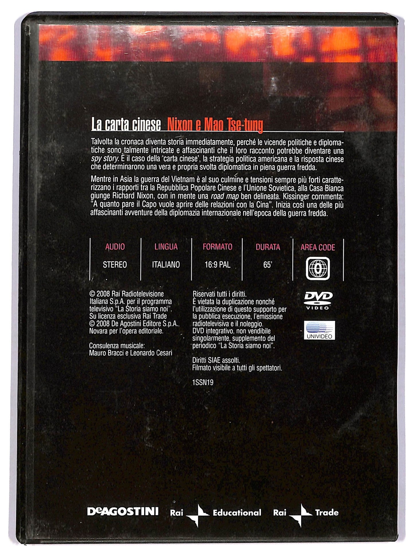 EBOND La Carta Cinese - Nixon e Mao Tse Tung - n19 EDITORIALE DVD D746443