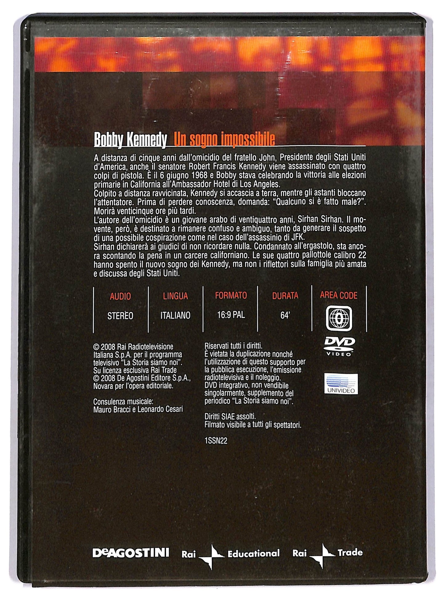 EBOND Bobby Kennedy - Un sogno impossibile EDITORIALE DVD D746460