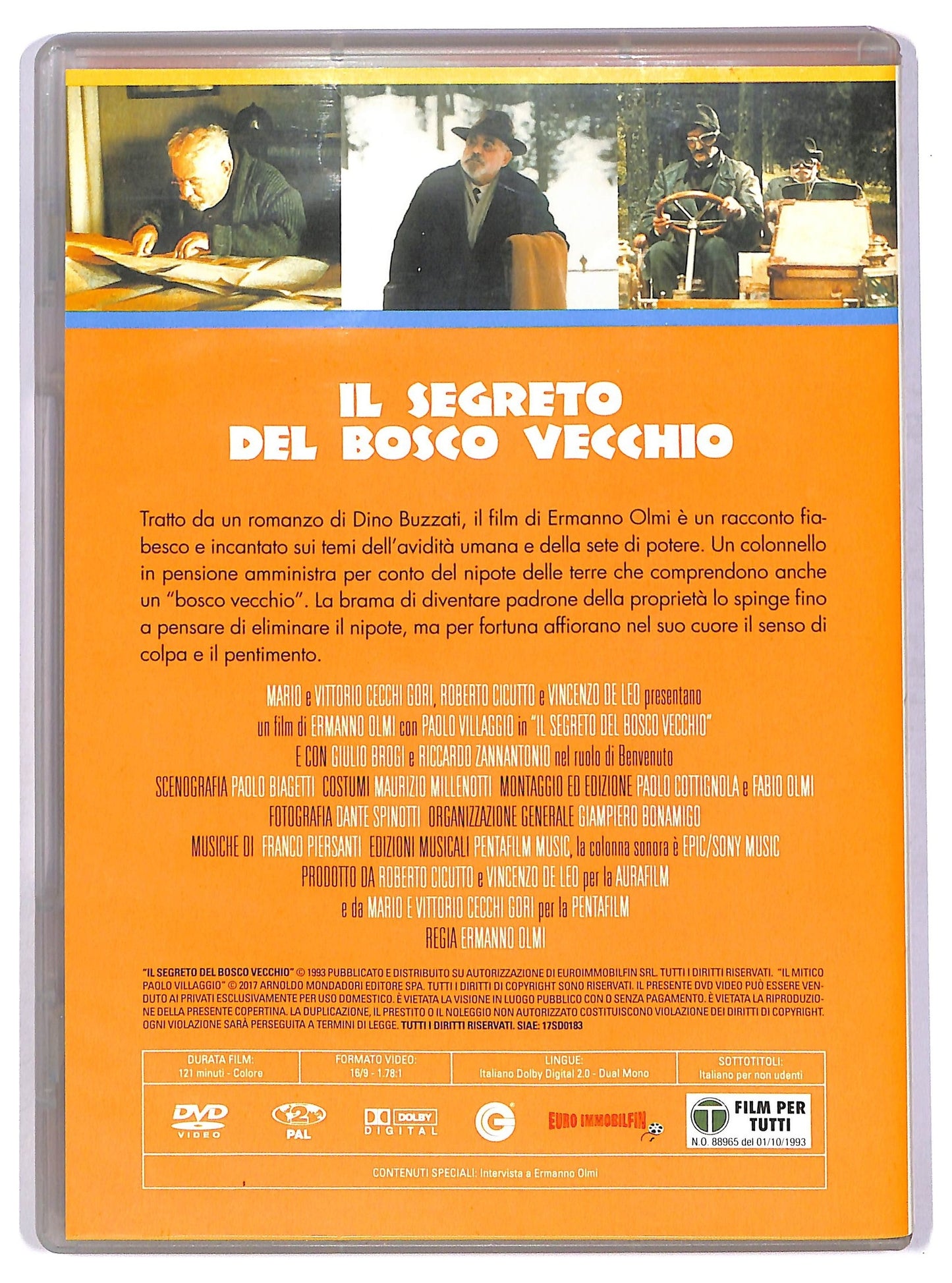 EBOND IL Segreto Del Bosco Vecchio EDITORIALE DVD D746505