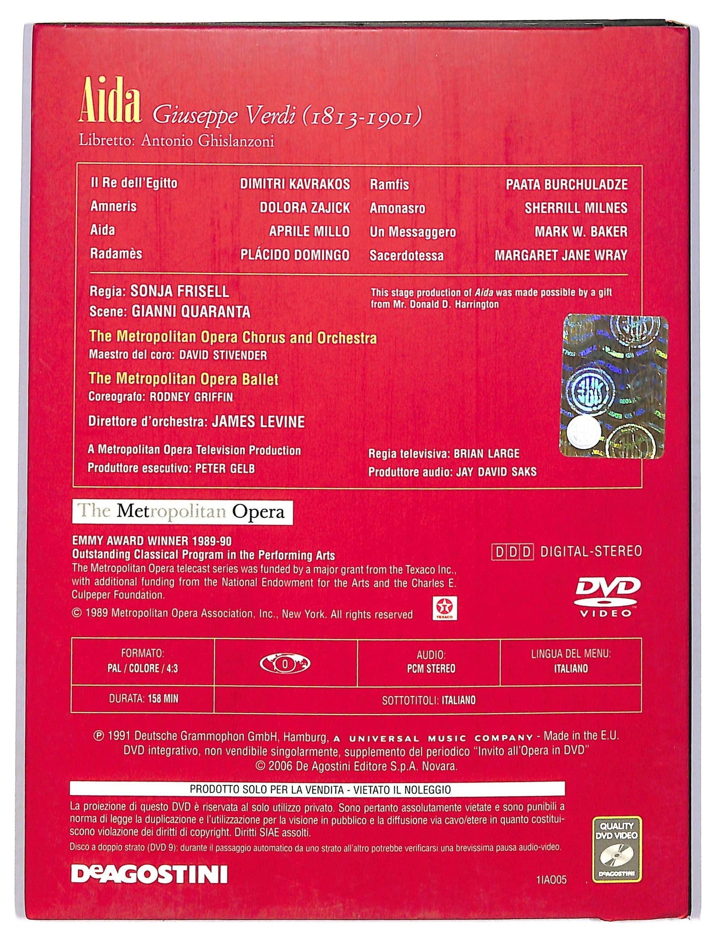 EBOND Invito all'Opera - Aida vol.5 EDITORIALE DVD D746536
