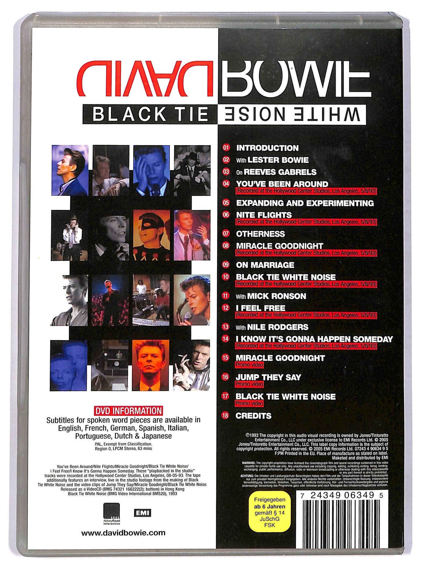 EBOND David Bowie - Black Tie White Nois DVD D746563