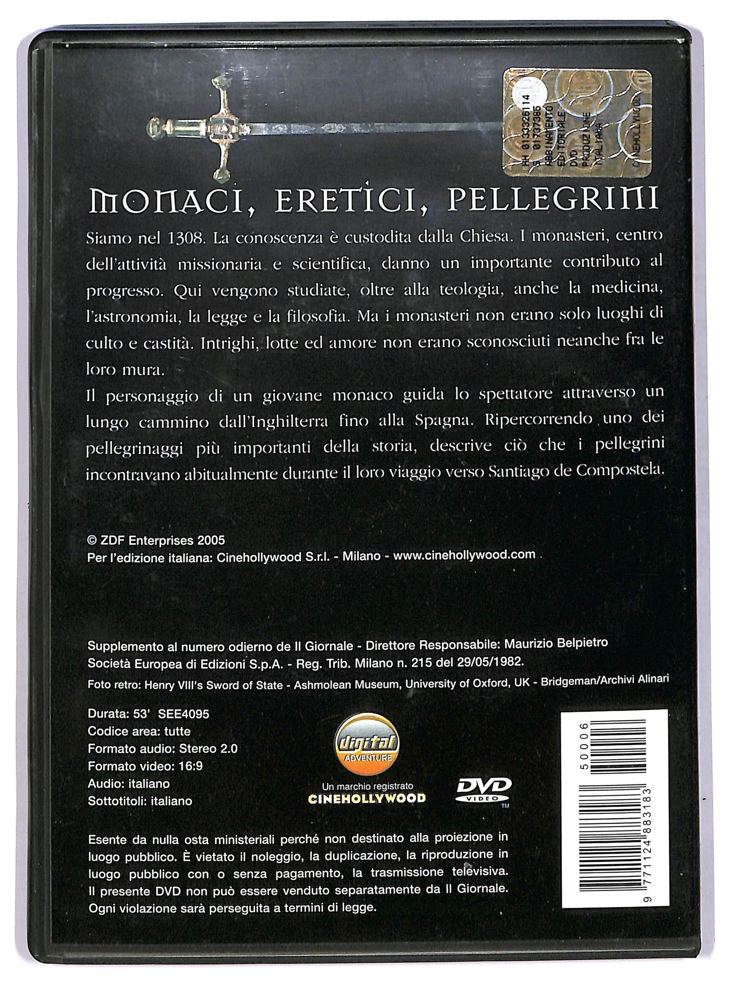 EBOND Monaci, eretici, pellegrini Custodi della fede e portatori di sapere EDITORIALE DVD D746701