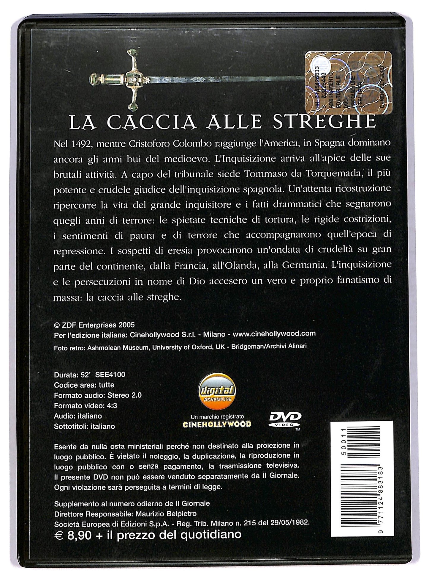 EBOND La caccia alle streghe - l'inquisizione e le grandi persecuzioni EDITORIALE DVD D746717