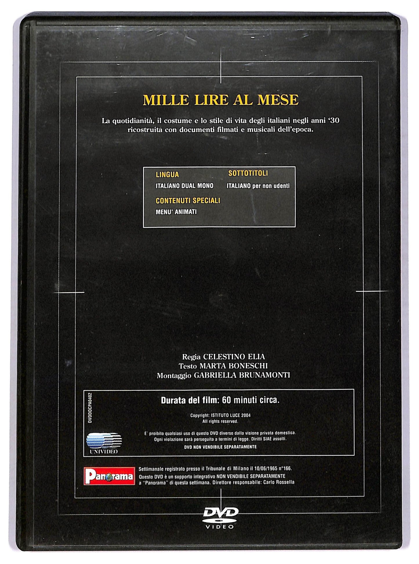 EBOND Gli italiani in guerra volume 2 - mille lire al mese EDITORIALE DVD D746732