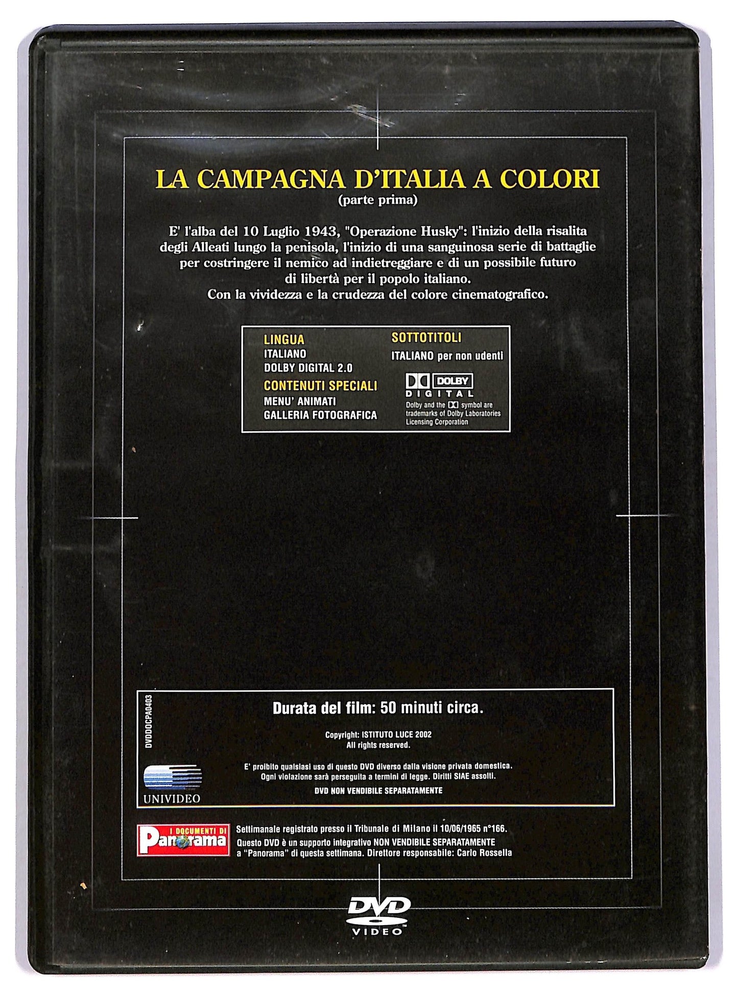 EBOND Gli italiani in guerra volume 3 - la campagna d'italia a colori parte prima EDITORIALE DVD D746734