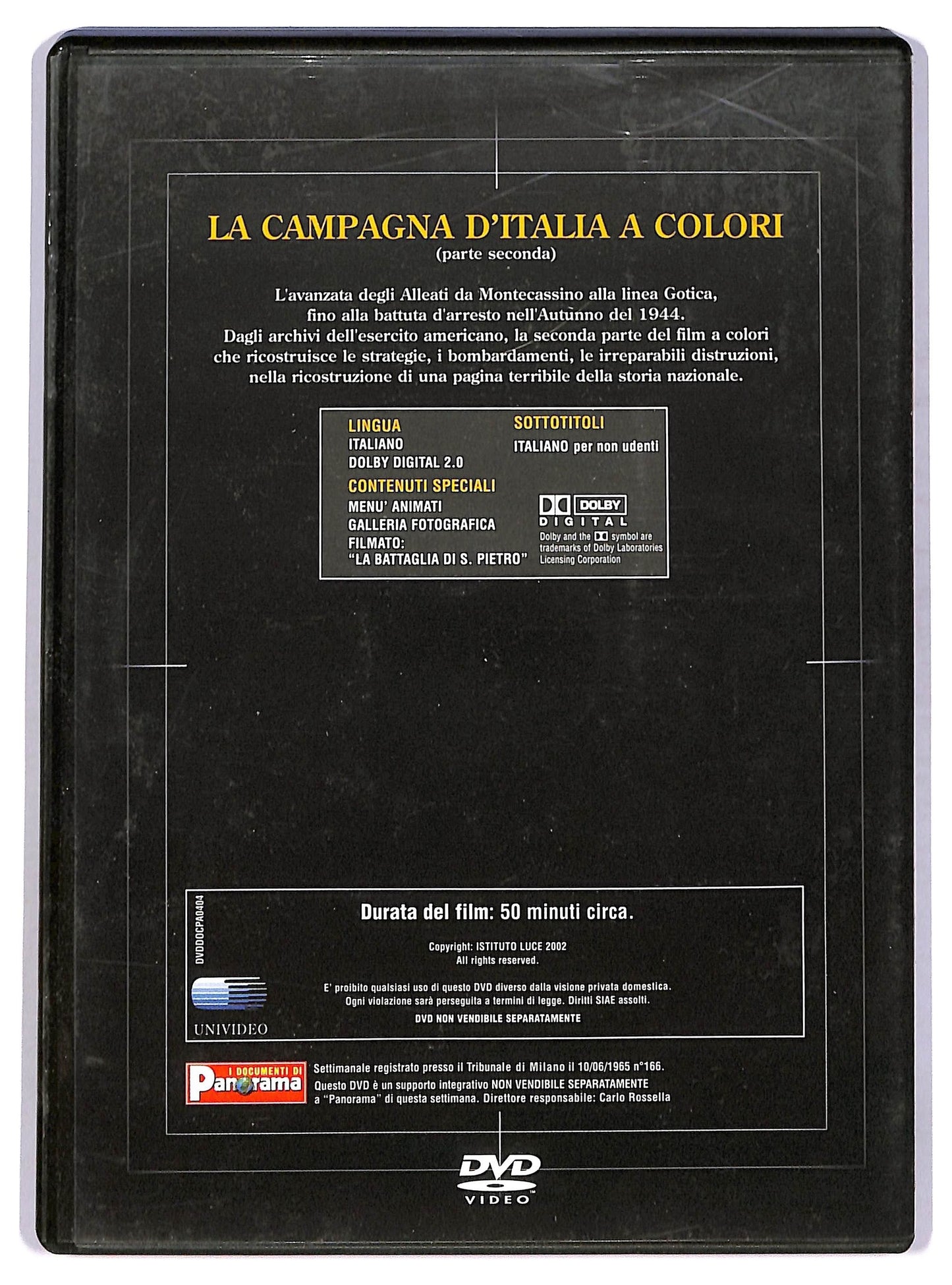 EBOND Gli italiani in guerra volume 4 - la campagna d'italia a colori parte seconda EDITORIALE DVD D746735