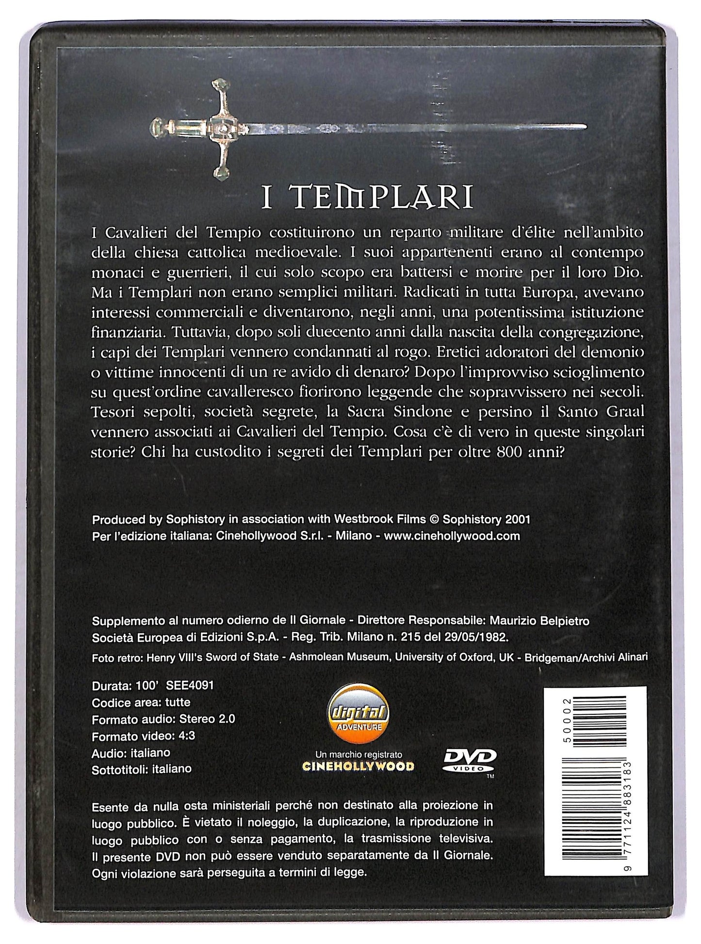 EBOND I Templari : L'ordine Dei Monaci Guerrieri Vol.2 DVD Editoriale D746753