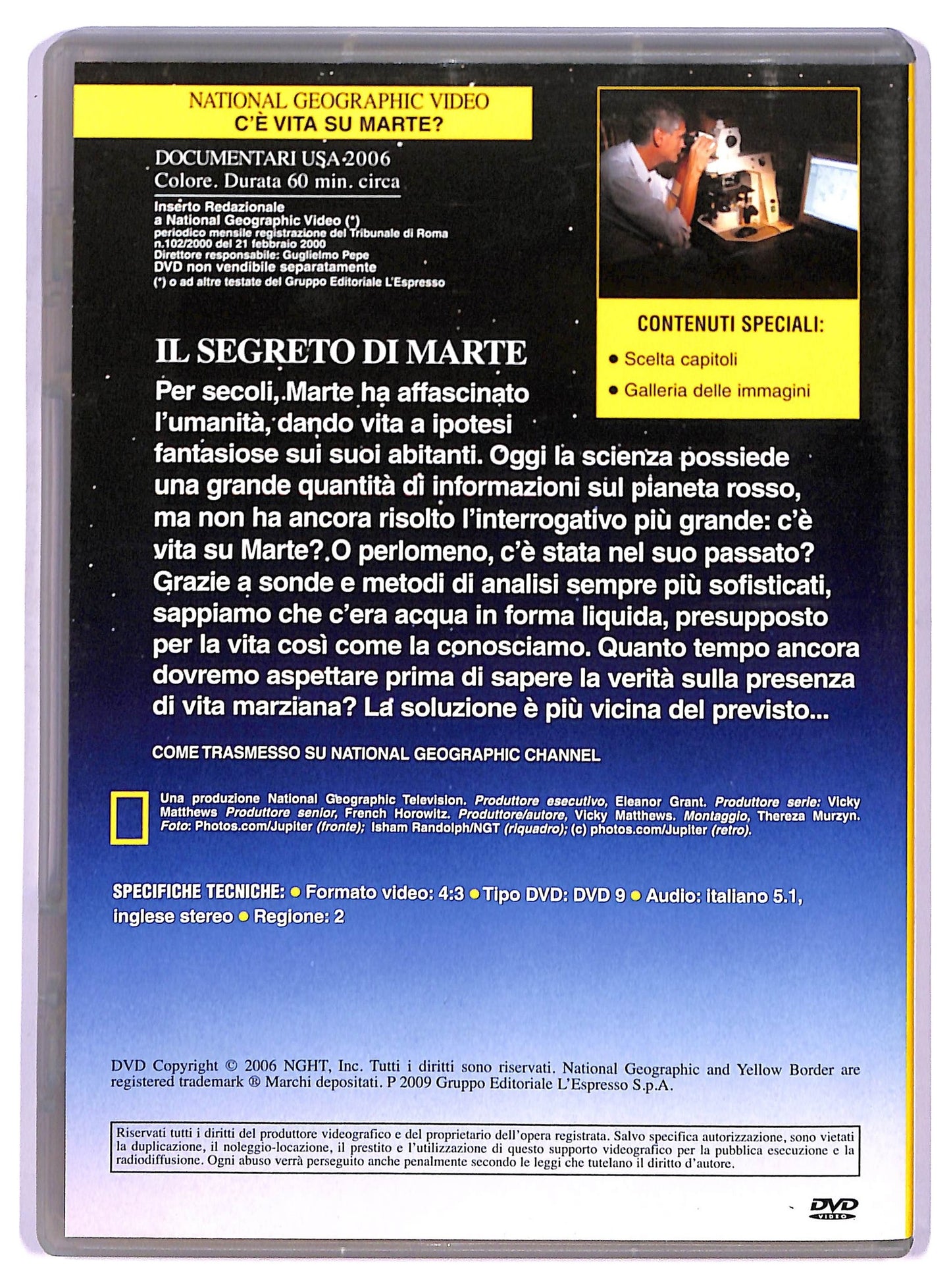 EBOND C'e Vita Su Marte? Is It Real? - National Geographic Vol.77 DVD D746843