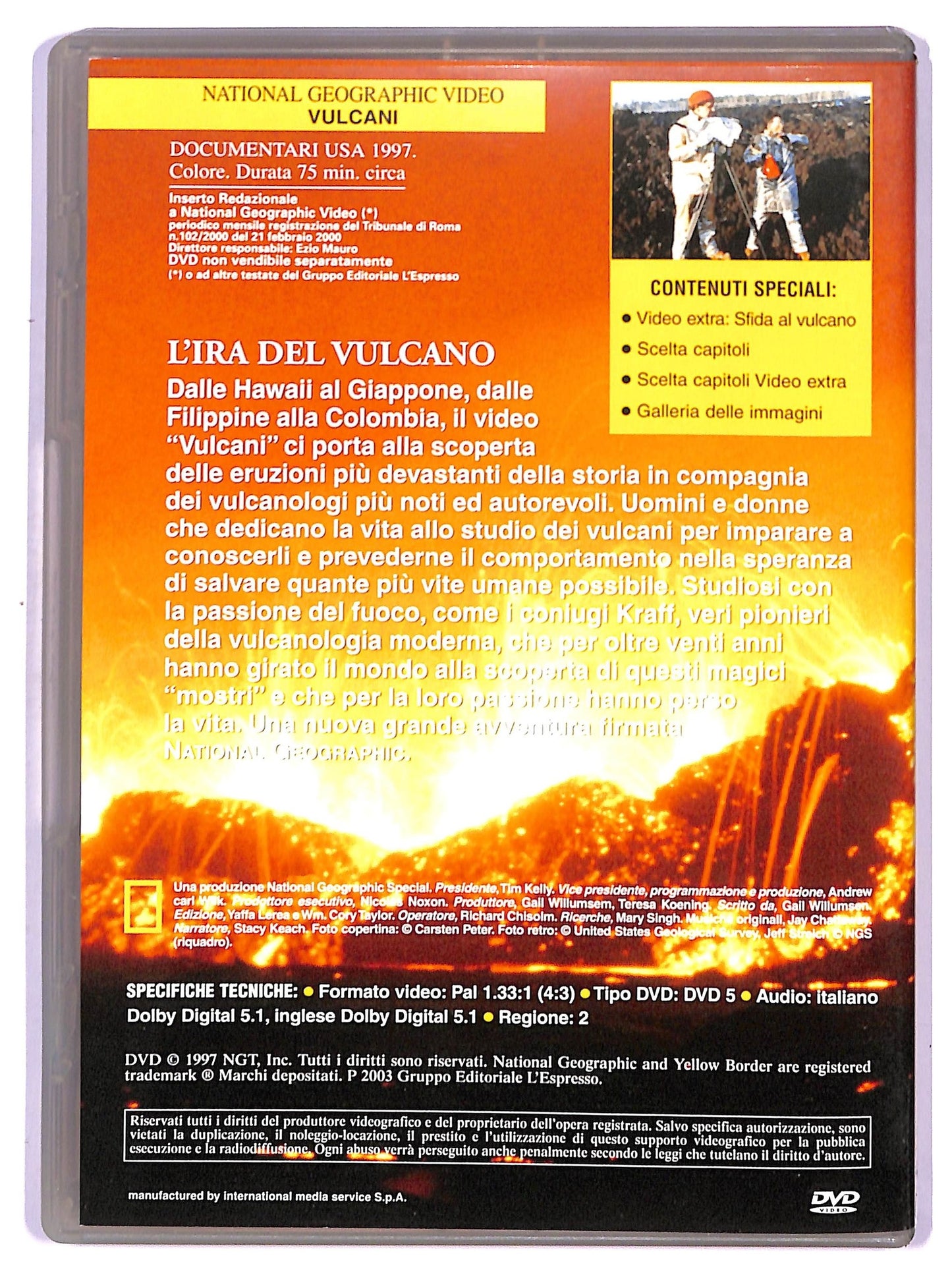 EBOND National Gepgraphic Vulcani La furia della natura VOL.8 DVD D746853