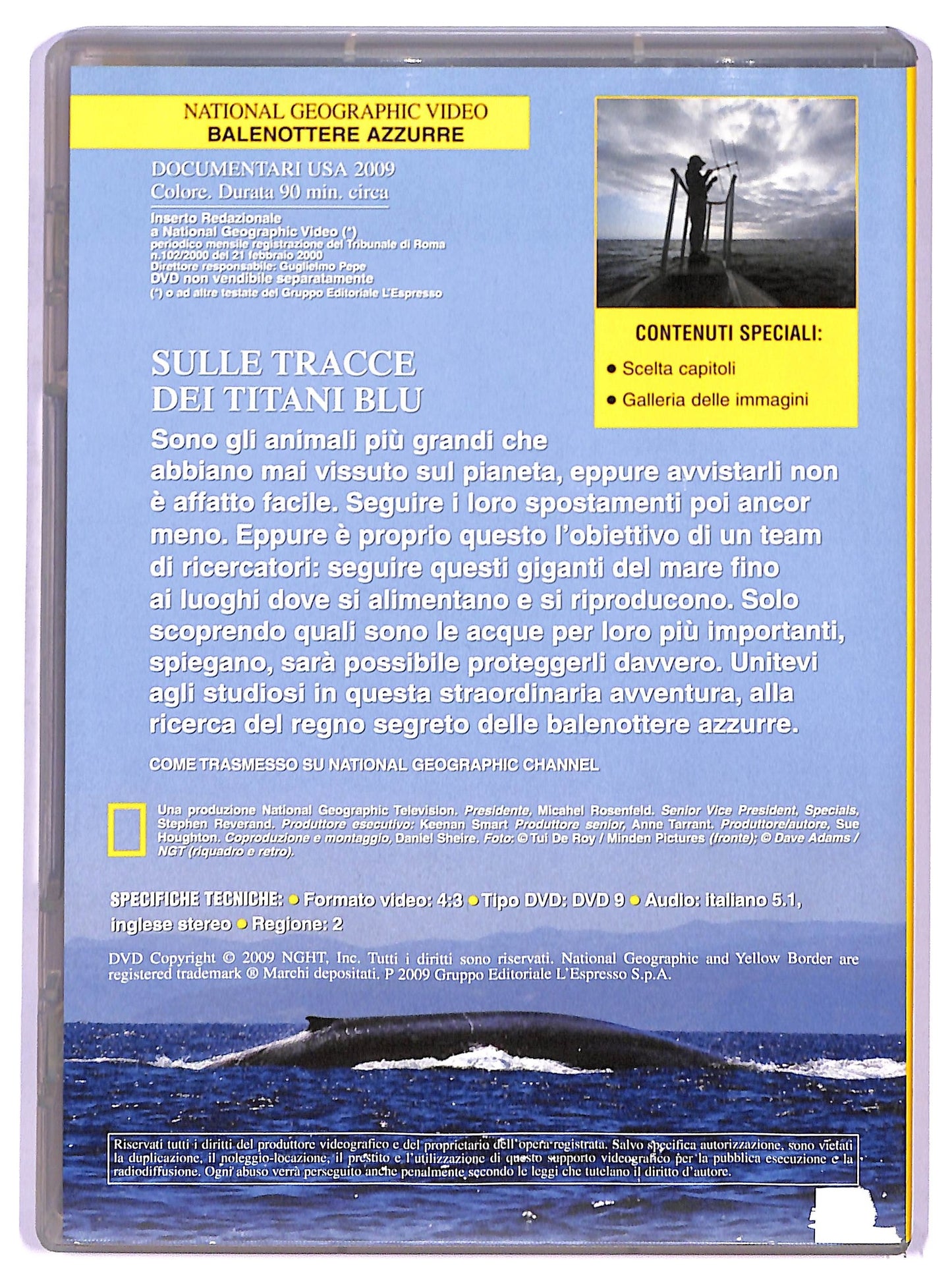 EBOND Balenottere Azzurre Giganti Del Mare National Geographic N.79 DVD D746854
