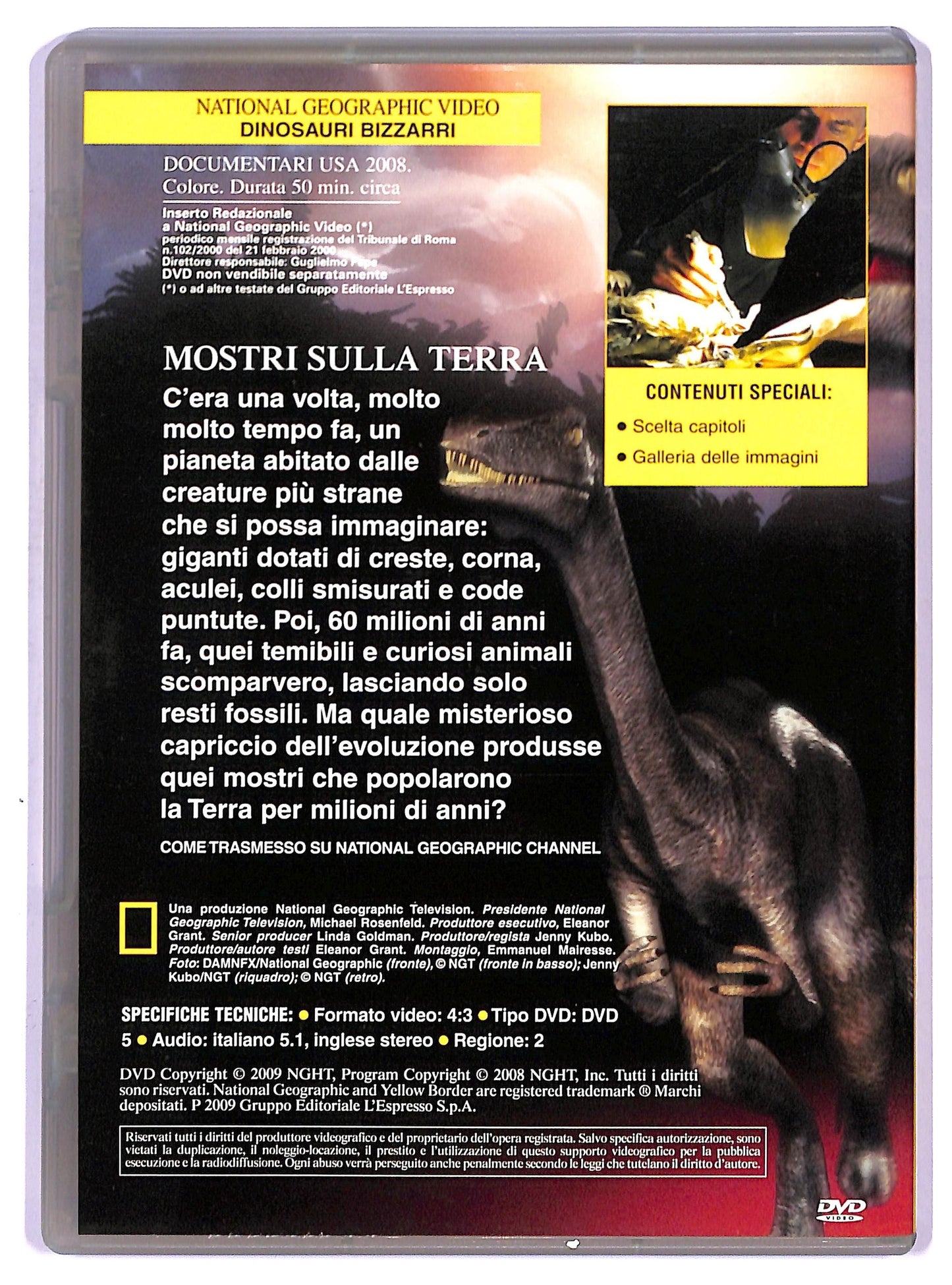 EBOND Dinosauri Bizzarri - National Geographic Vol.81 DVD Editoriale D746863