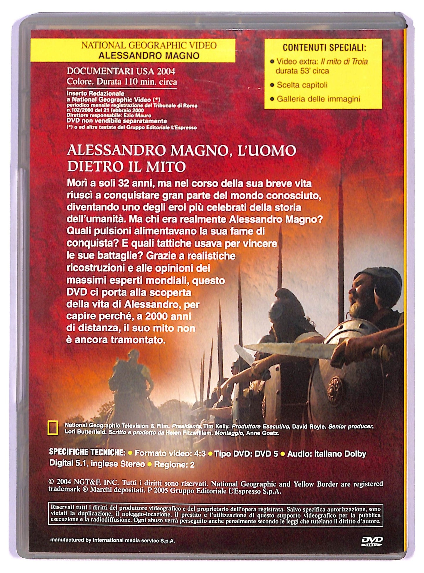 EBOND Alessandro Magno - National Geographic EDITORIALE DVD D746902