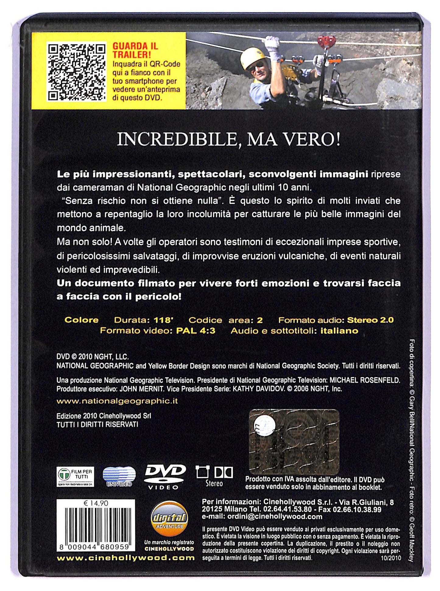EBOND National Gegraphic Incredibile,ma Vero! Editoriale DVD D746906