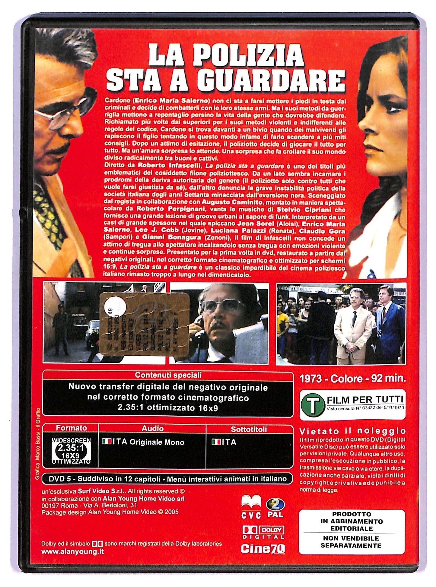 EBOND La polizia sta a guardare EDITORIALE DVD D746926