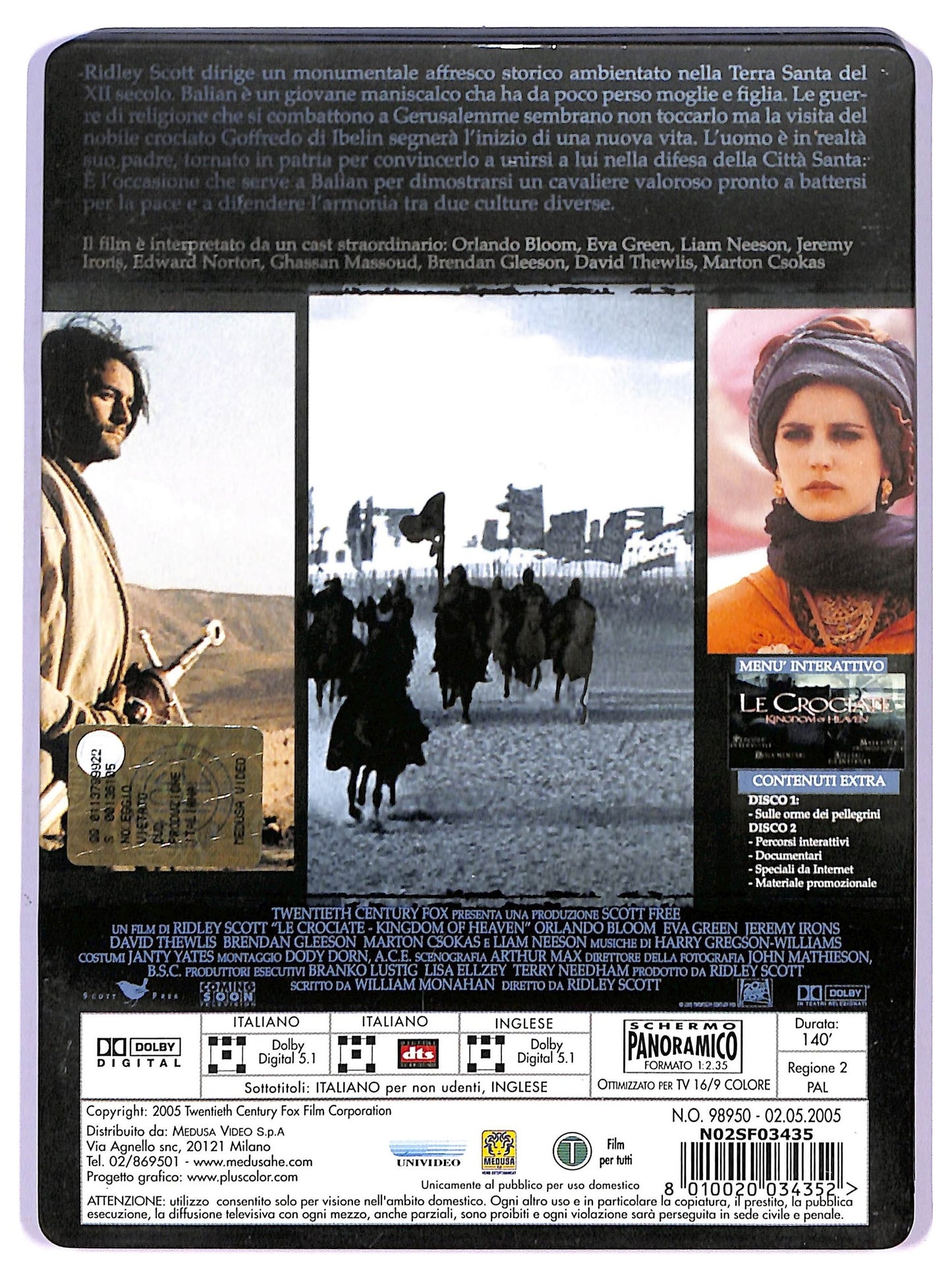 EBOND le crociate - kingdom of heaven STEELBOOK (2 dischi) DVD D746942